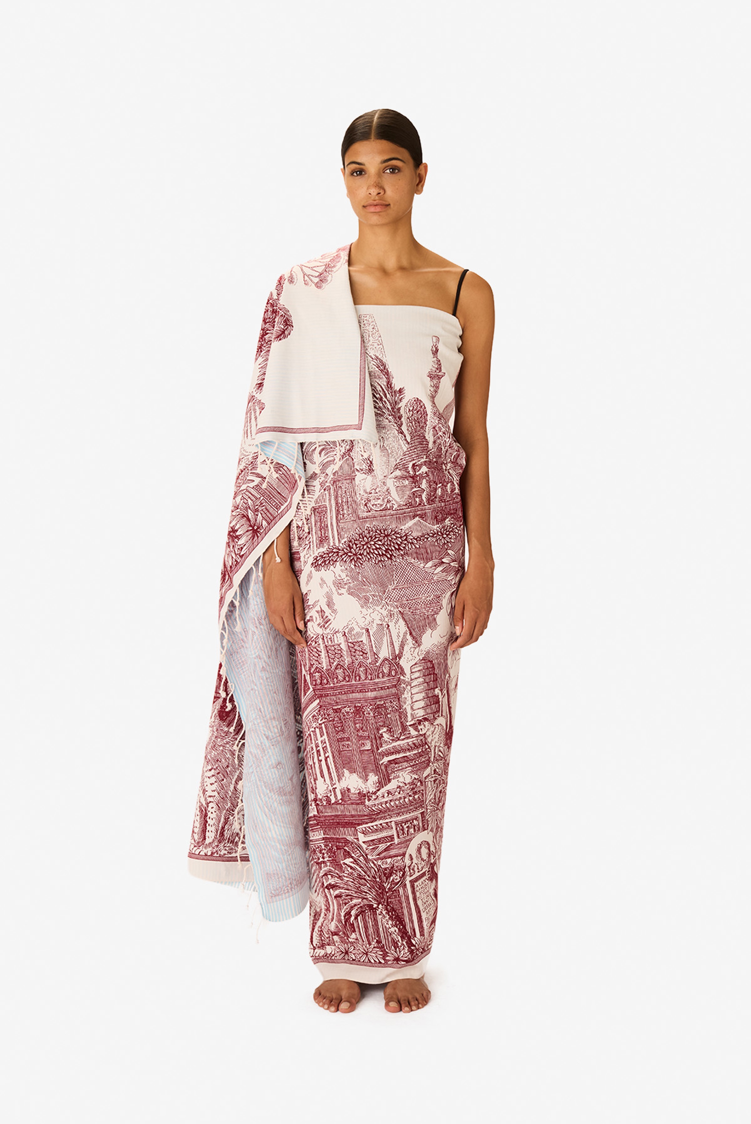 Fouta 140 - Piranesi - Rouge