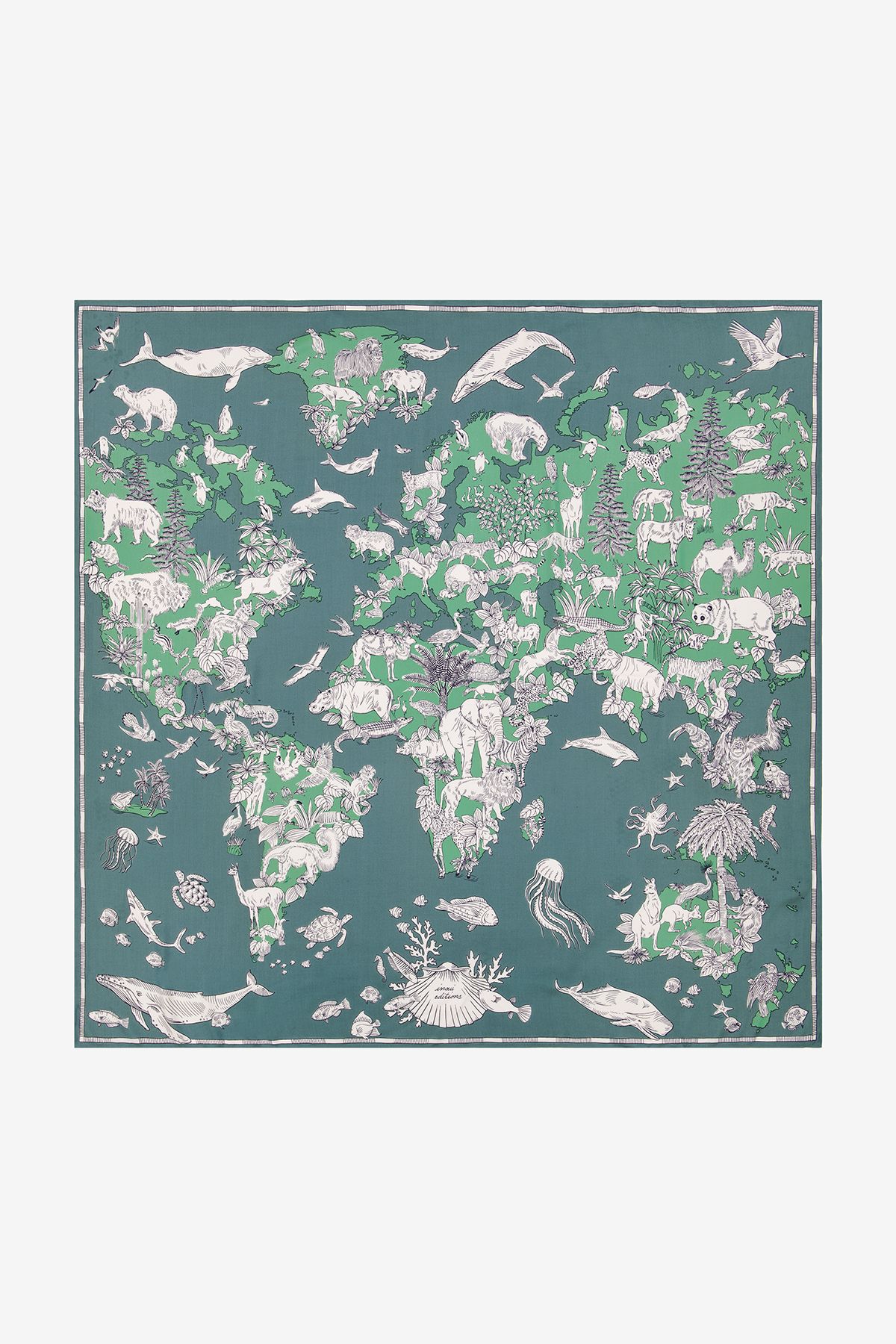 Carré 130 - Atlas - Vert