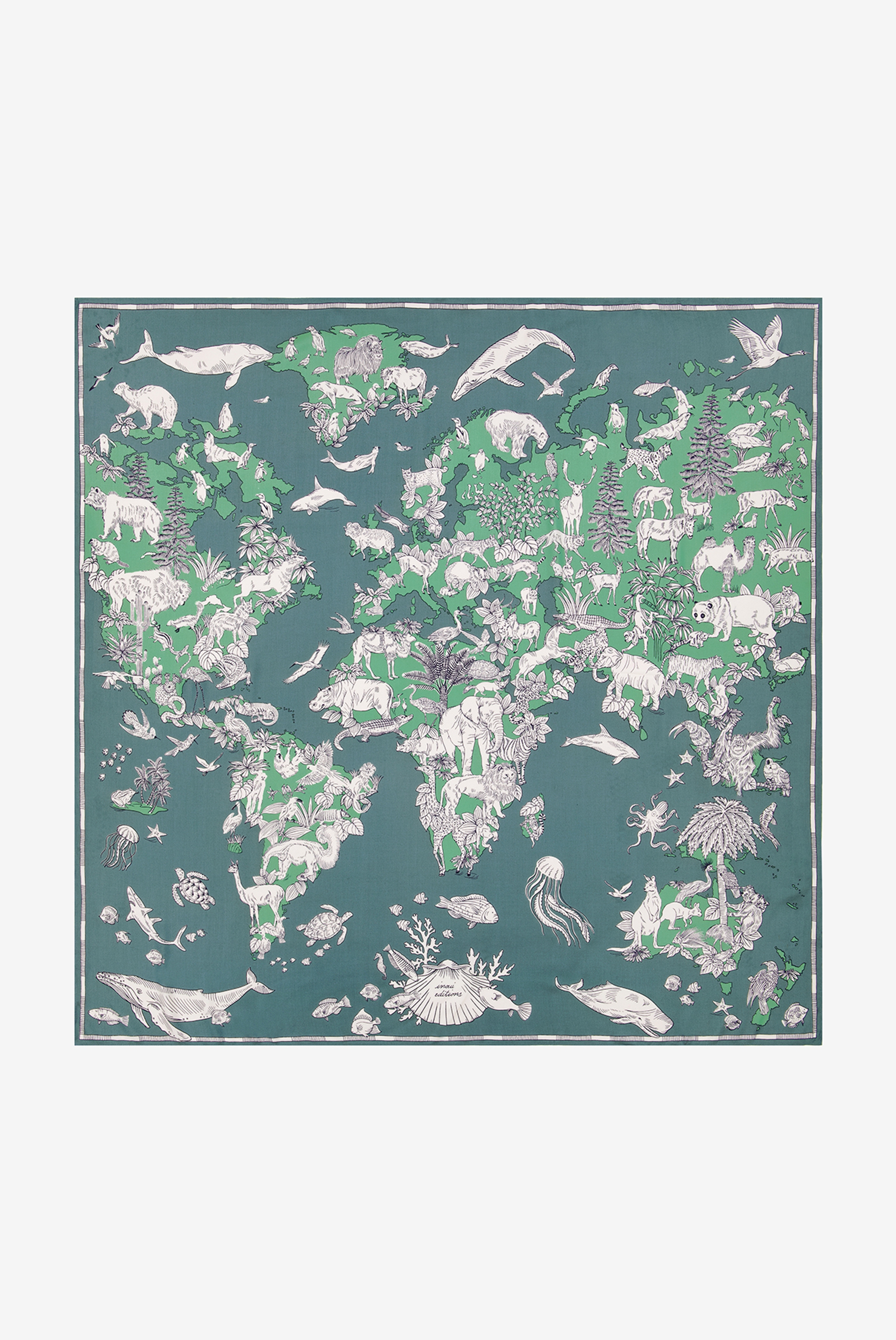 Carré 130 - Atlas - Vert