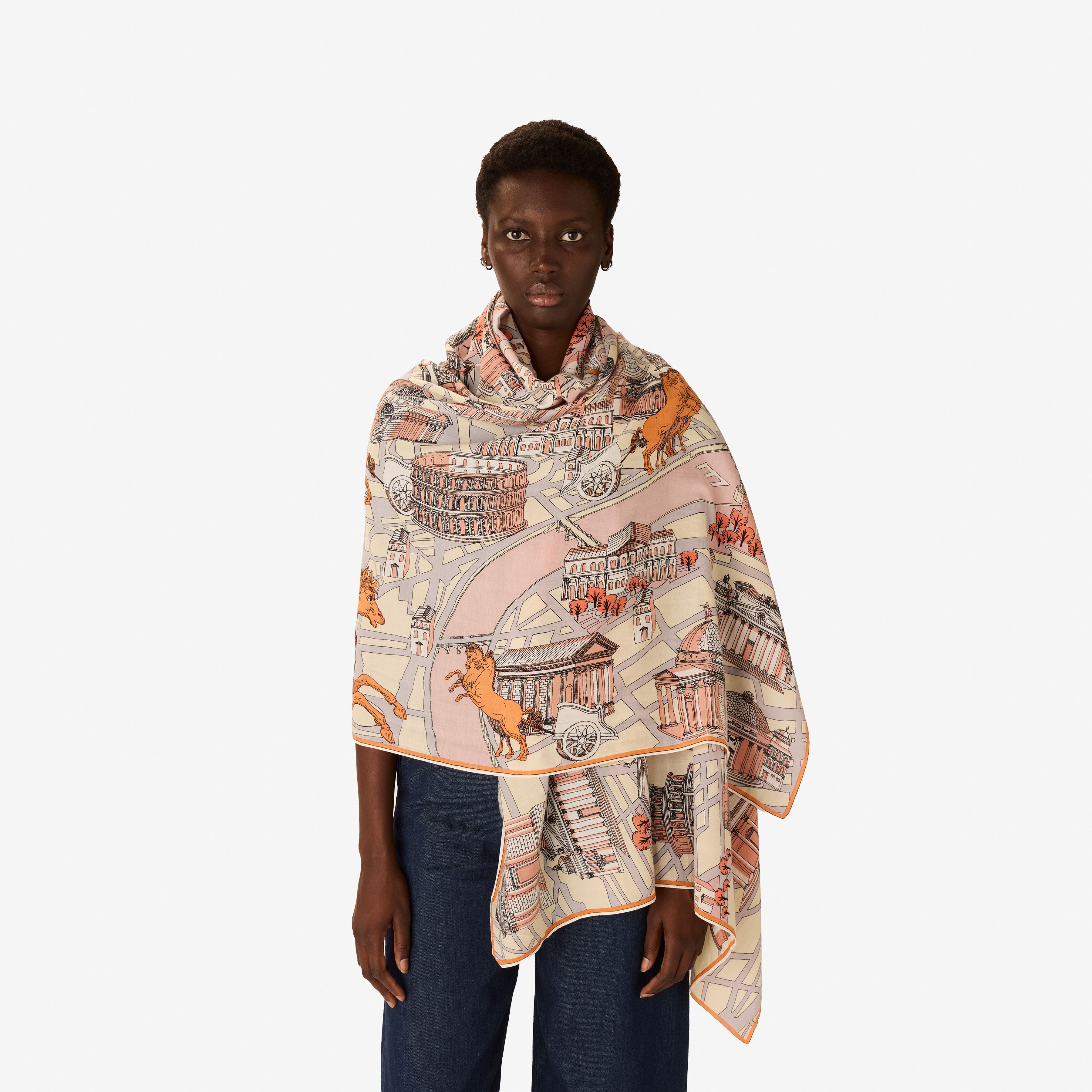 Écharpe 100 - Rome - Poudre