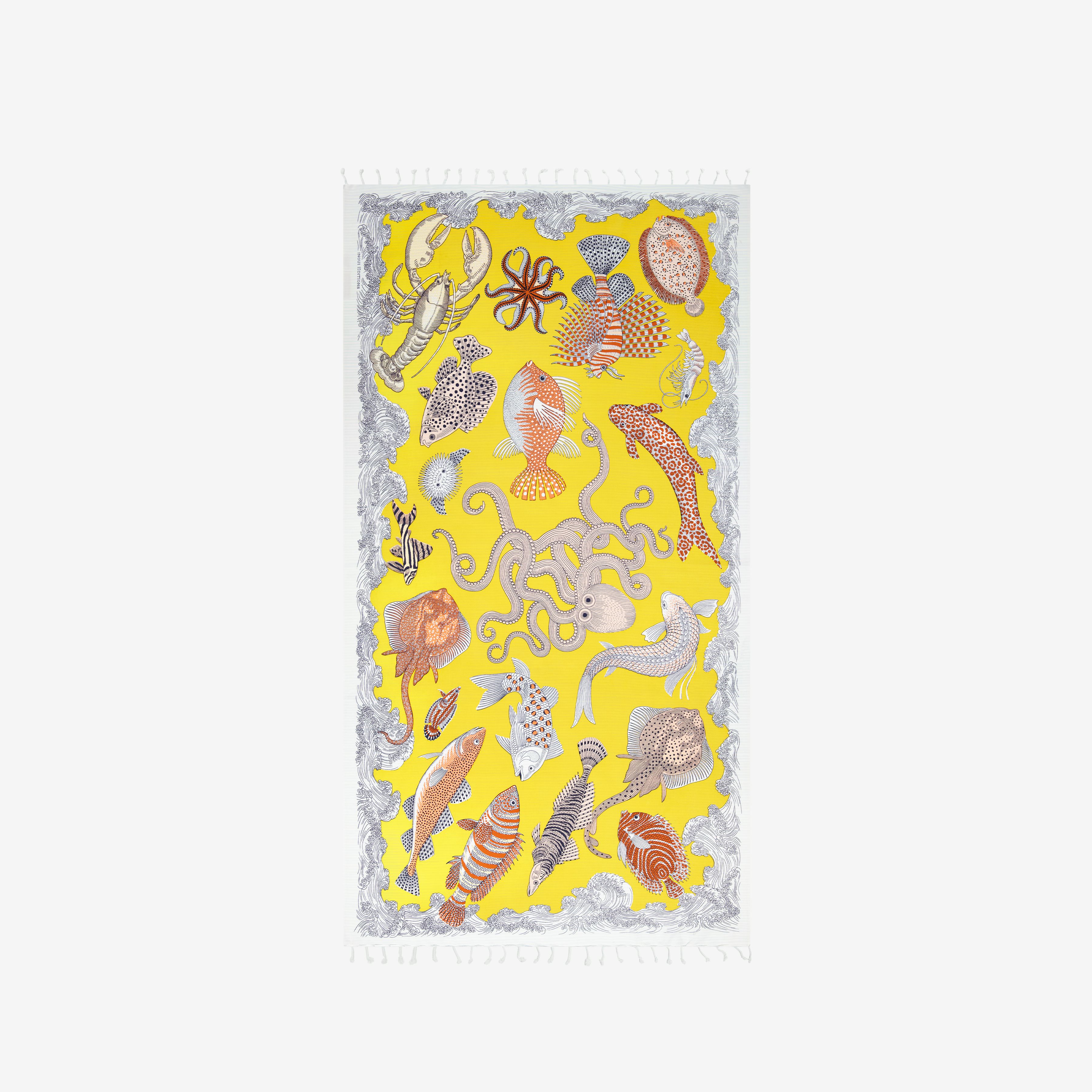 Fouta Towel 100 - Poseidon - Yellow