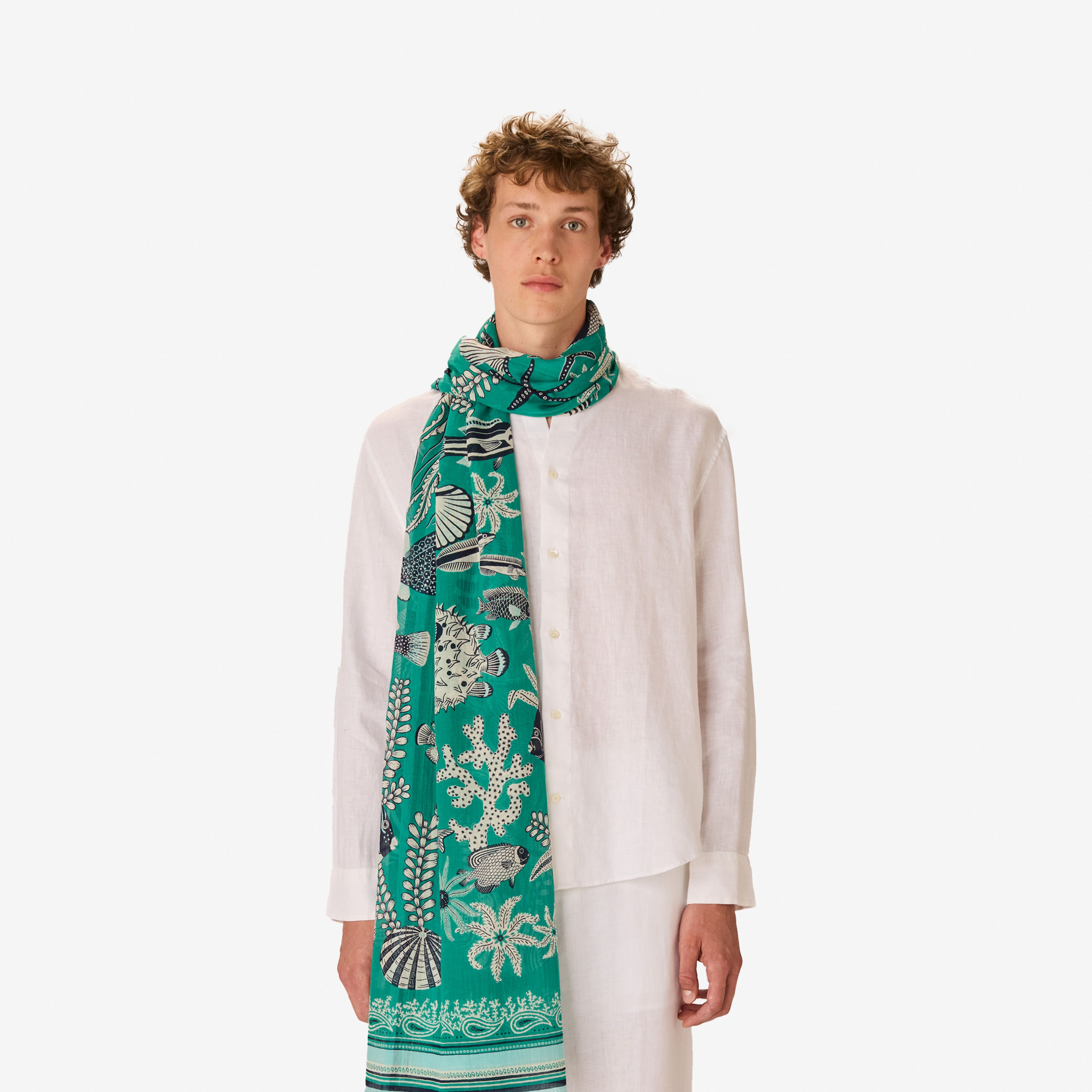 Scarf 100 - Neptune - Turquoise