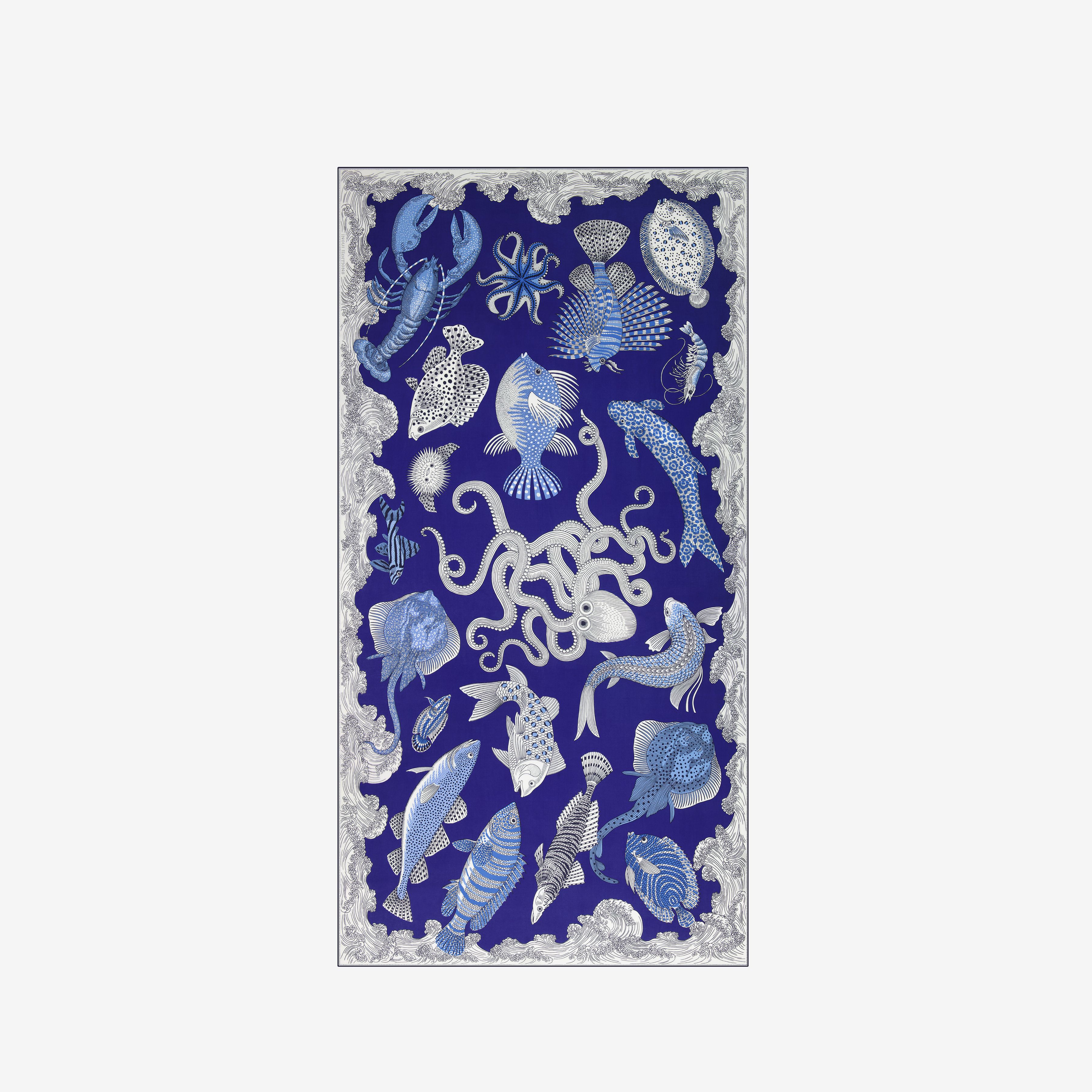 Écharpe  100 - Poseidon - Bleu