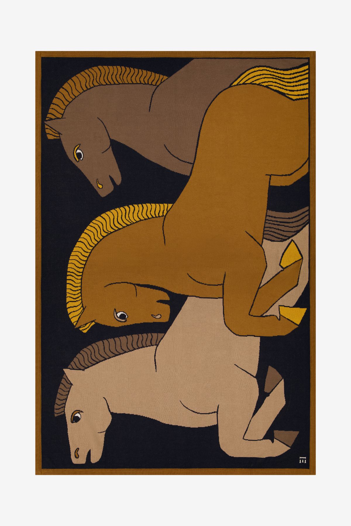 Plaid 130 - Cavale - Noir