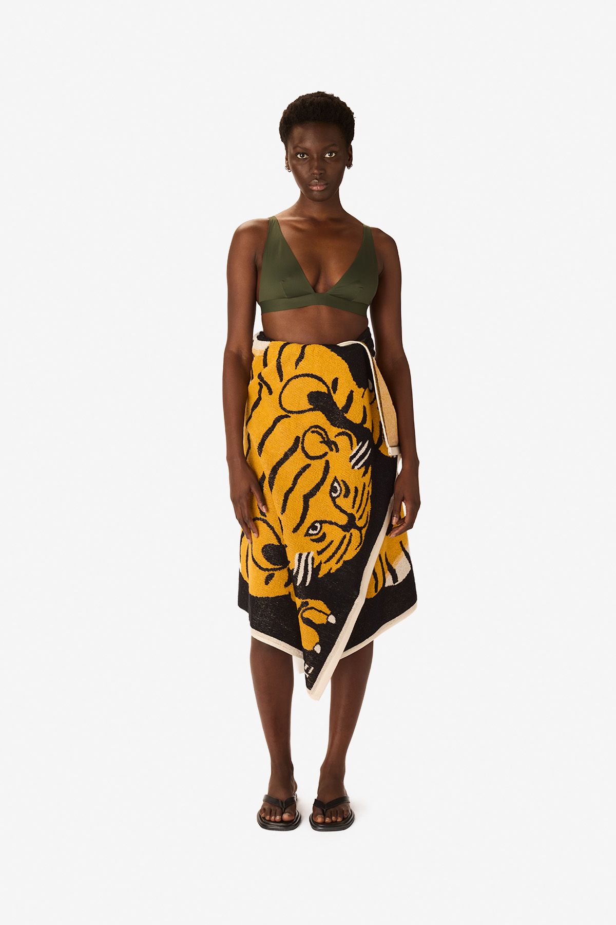 Serviette De Plage 80 - Rocky - Noir