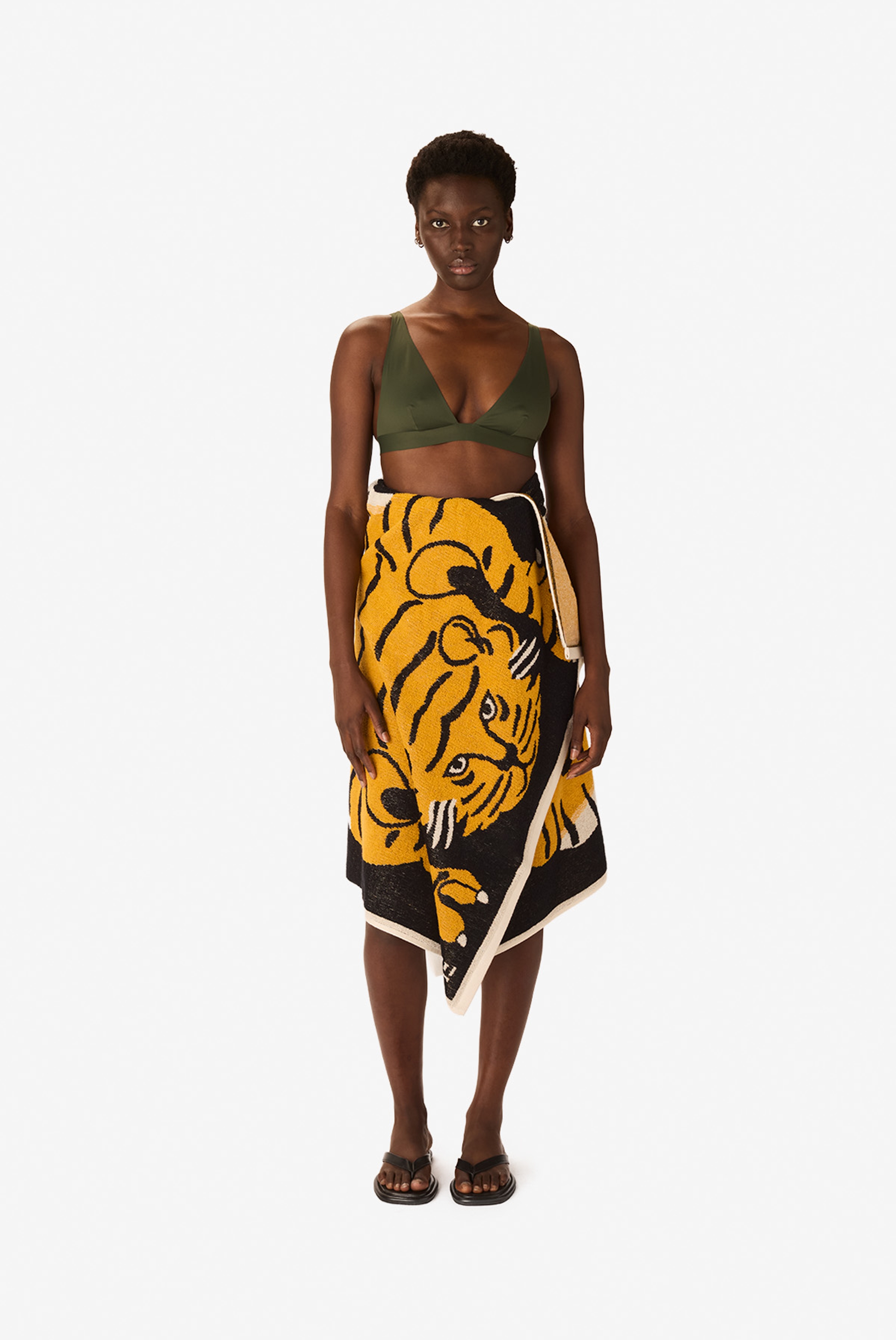 Serviette De Plage 80 - Rocky - Noir