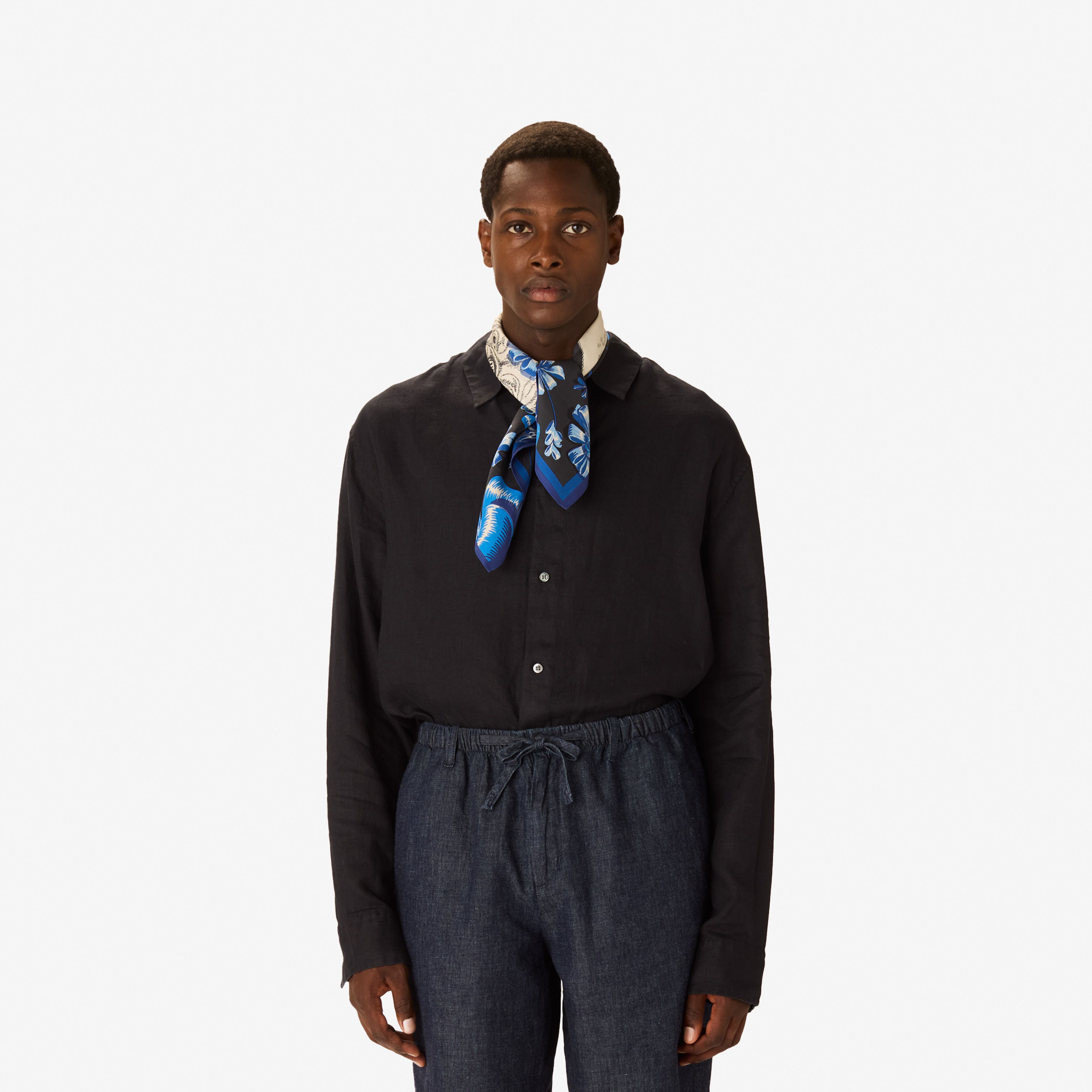 Carré 65 - Toutou - Bleu