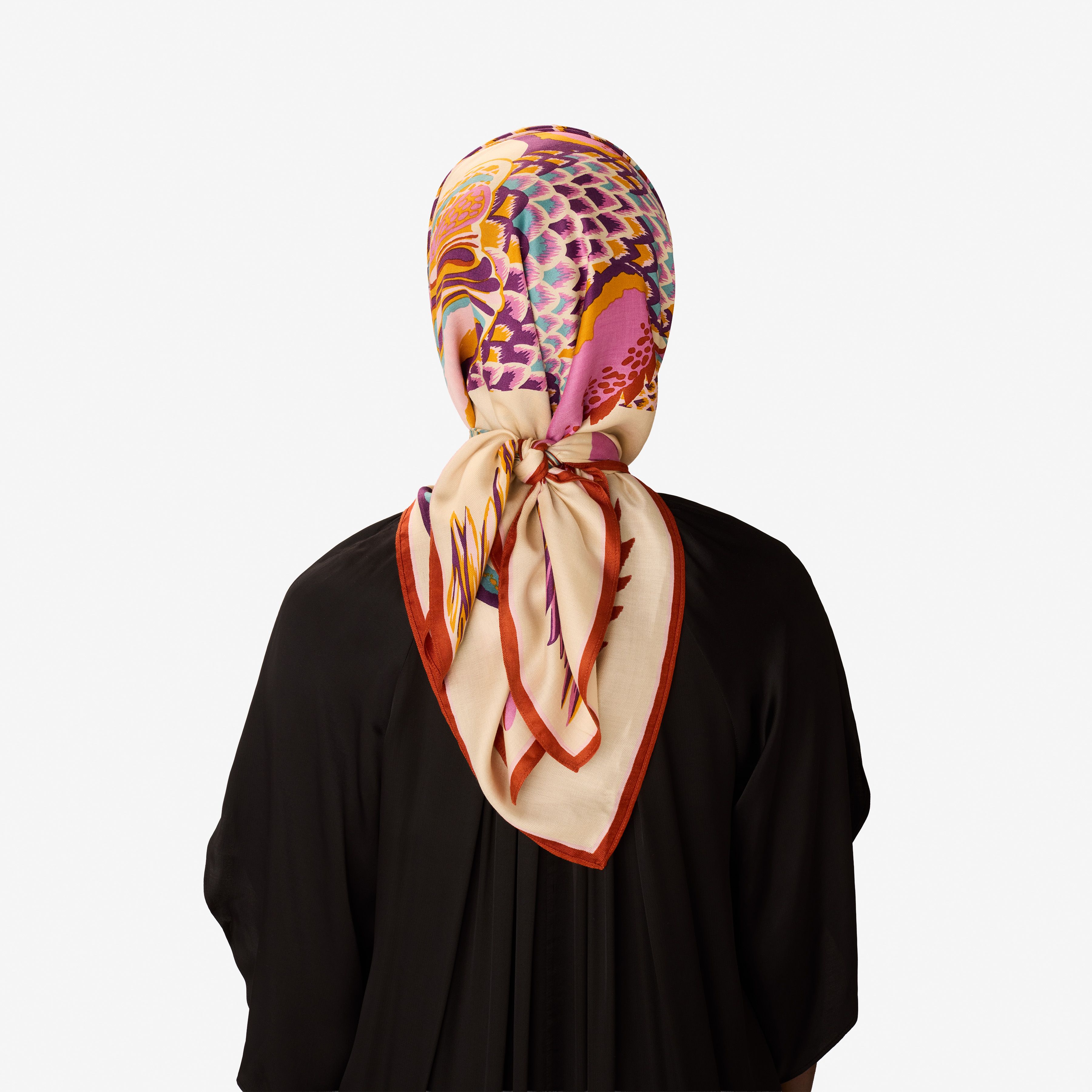 Square 100 - Croco - White