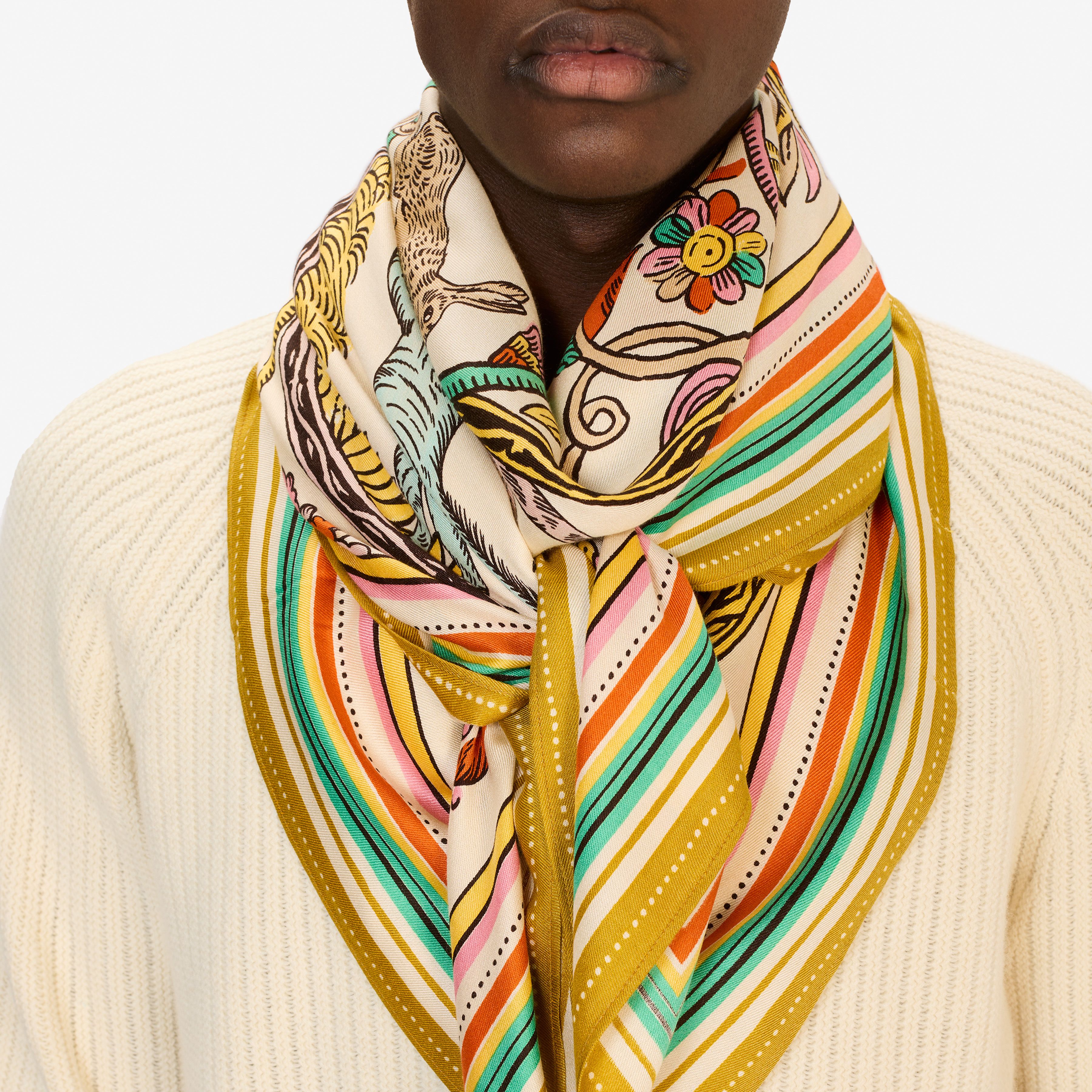 Quadratisches 130 - Chance Inoui - Bunt