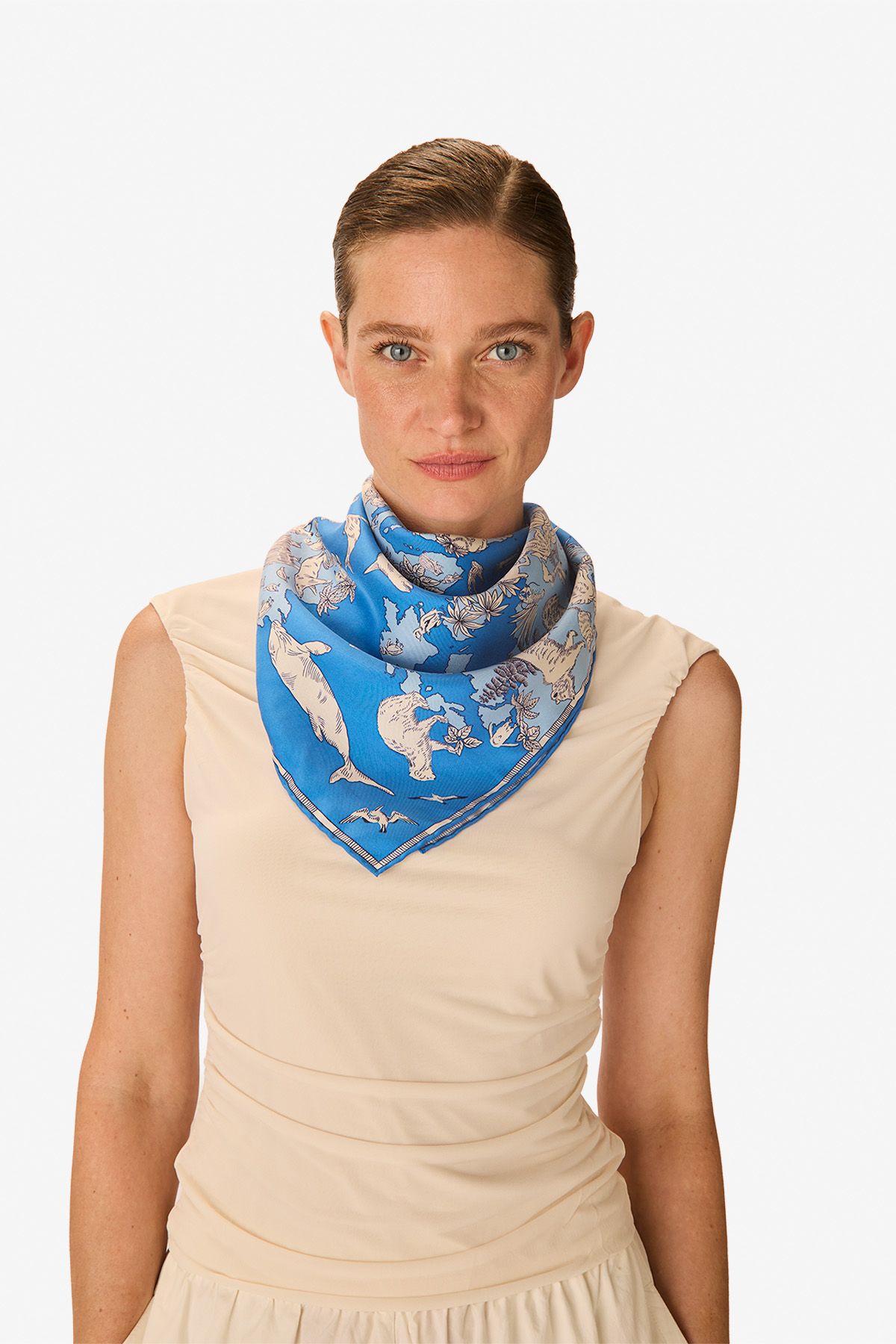 Carré 70 - Atlas - Bleu