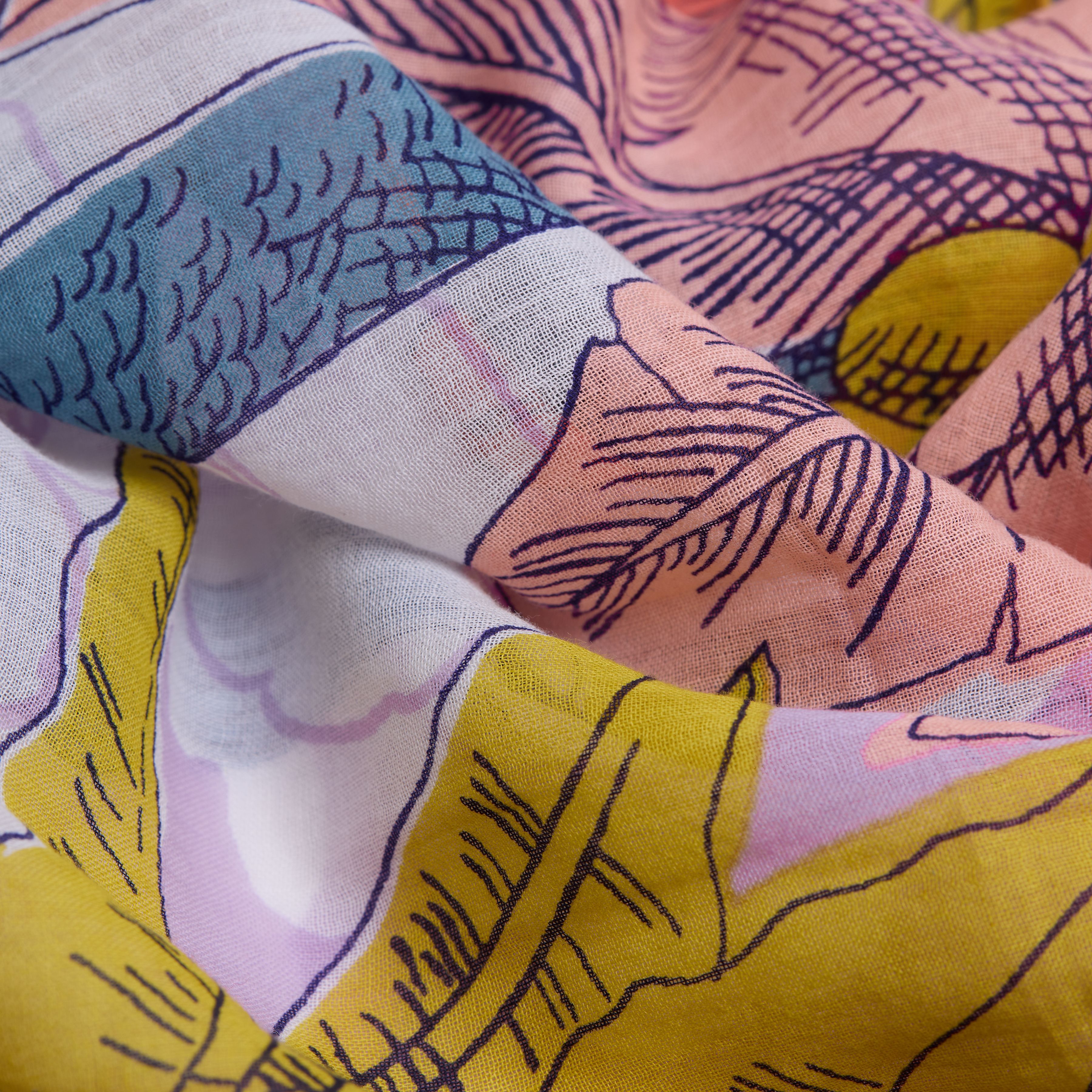 Square 65 Cotton - Robinson - Purple