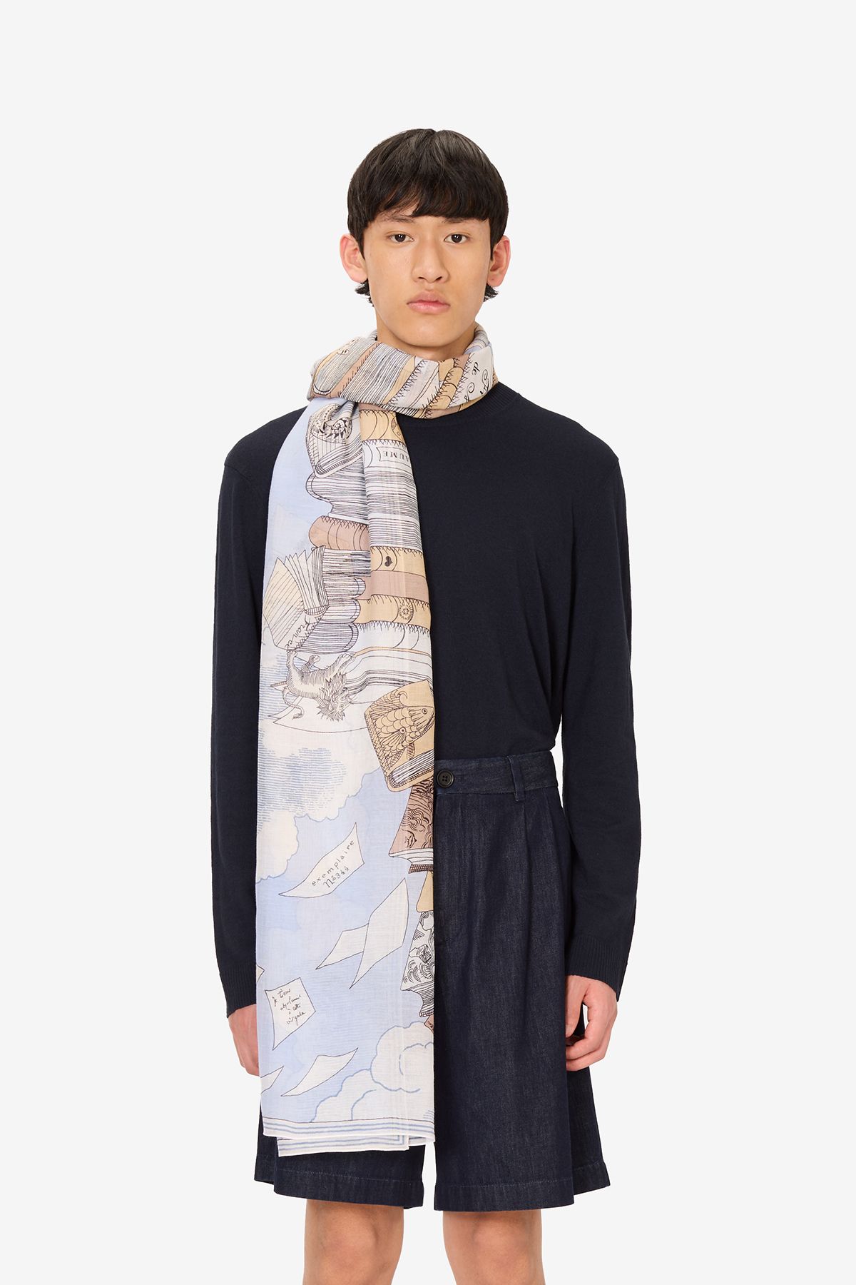 Écharpe  100 - Editions - Gris