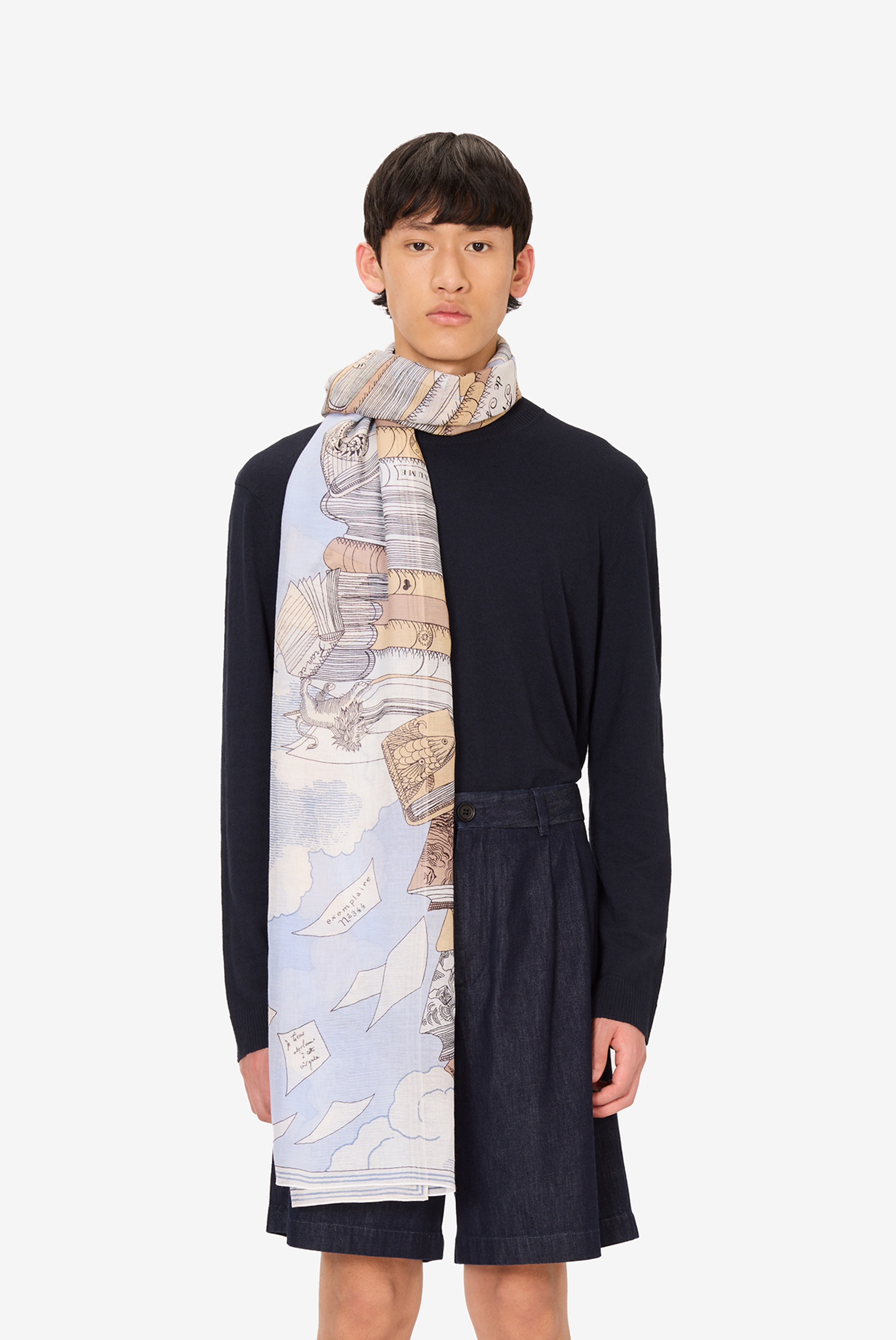 Écharpe 100 - Editions - Gris