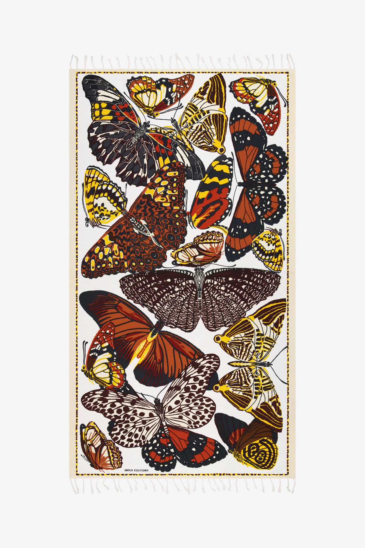 Fouta 100 - Papillons - Nude