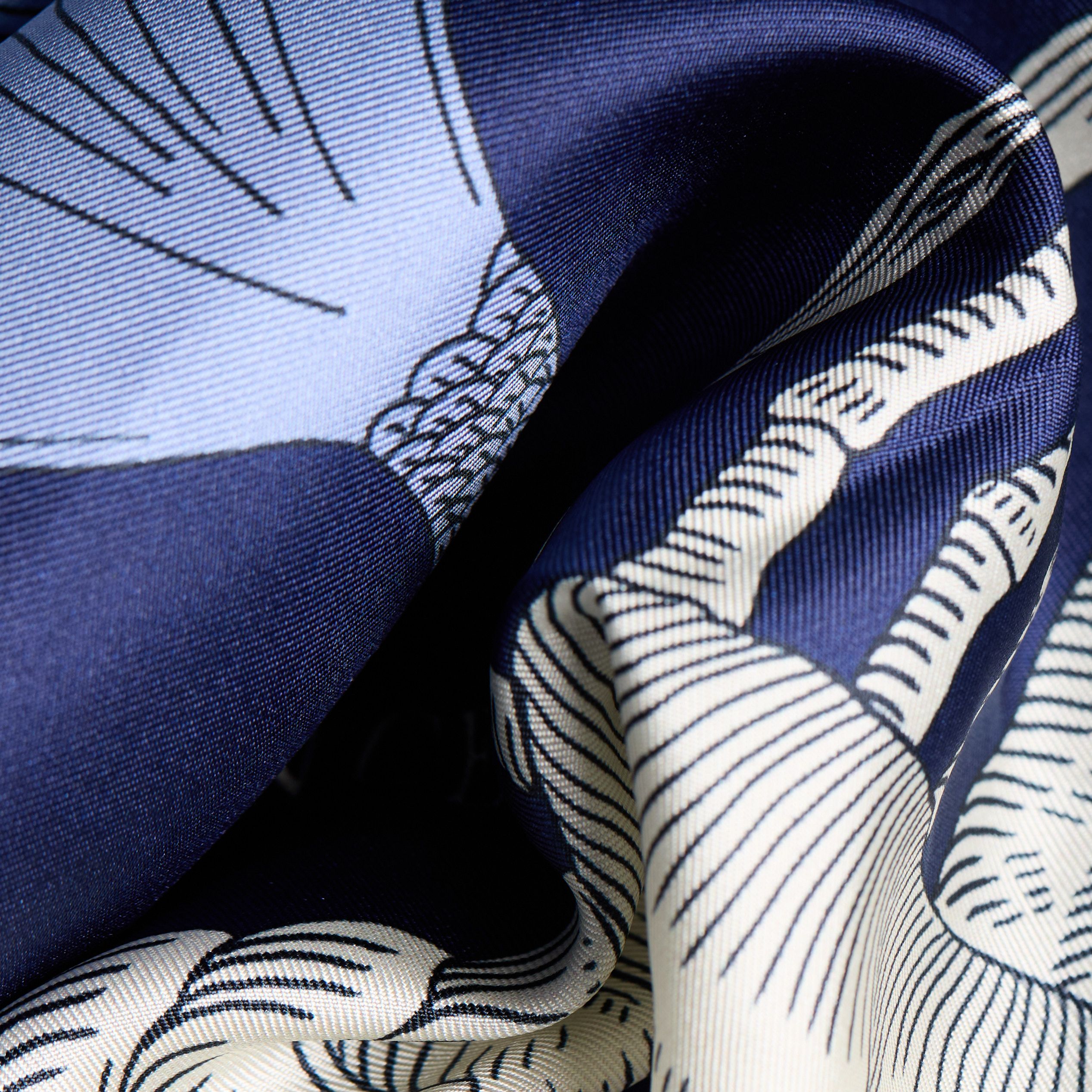 Carré 65 - Astro Cancer - Bleu