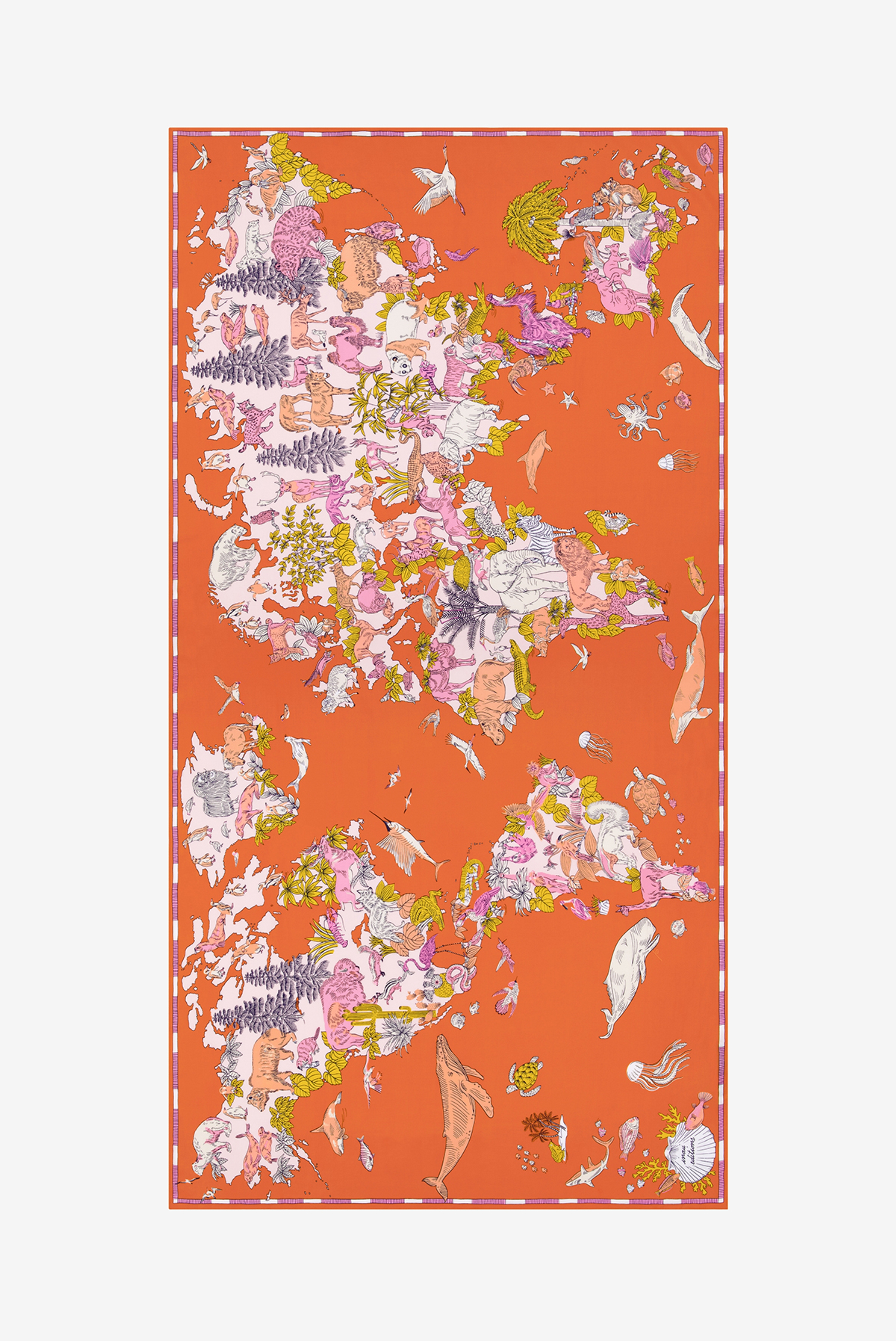 Écharpe 100 - Atlas - Orange