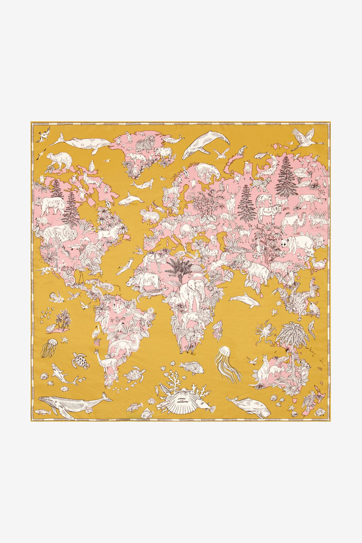 Carré 70 - Atlas - Jaune