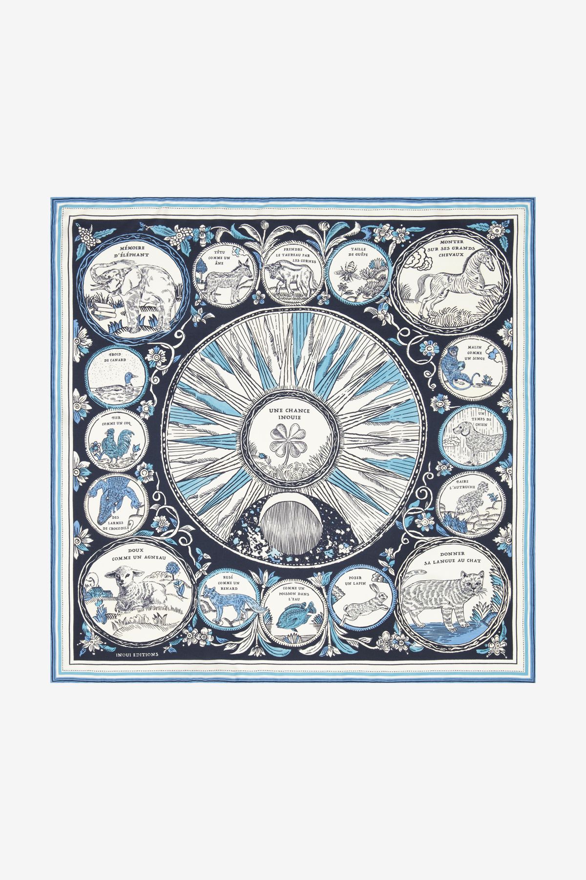 Carré 70 - Chance Inoui - Bleu Marine