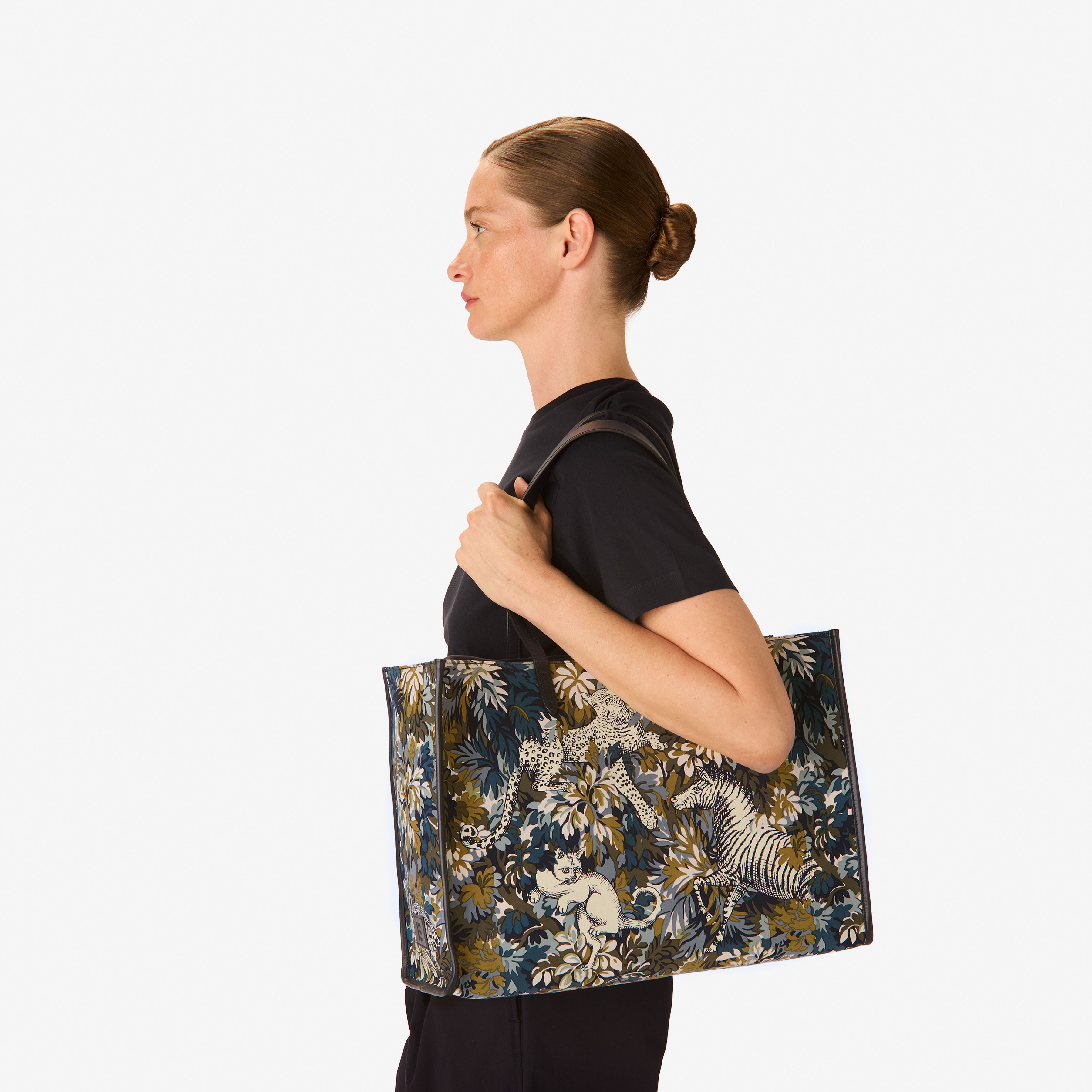 Sac Shopping - Bestiaire - Vert