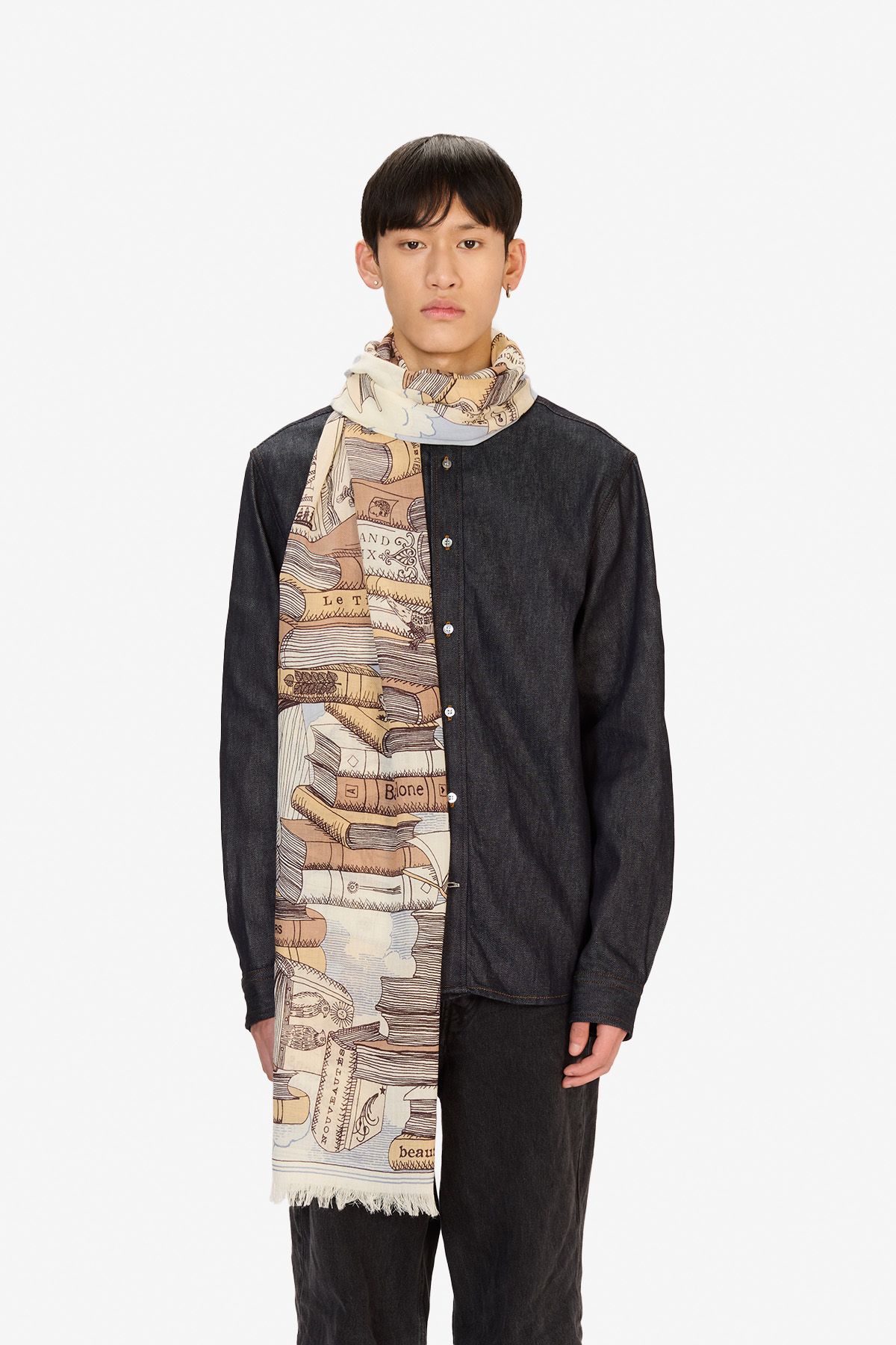 Écharpe 70 - Editions - Gris