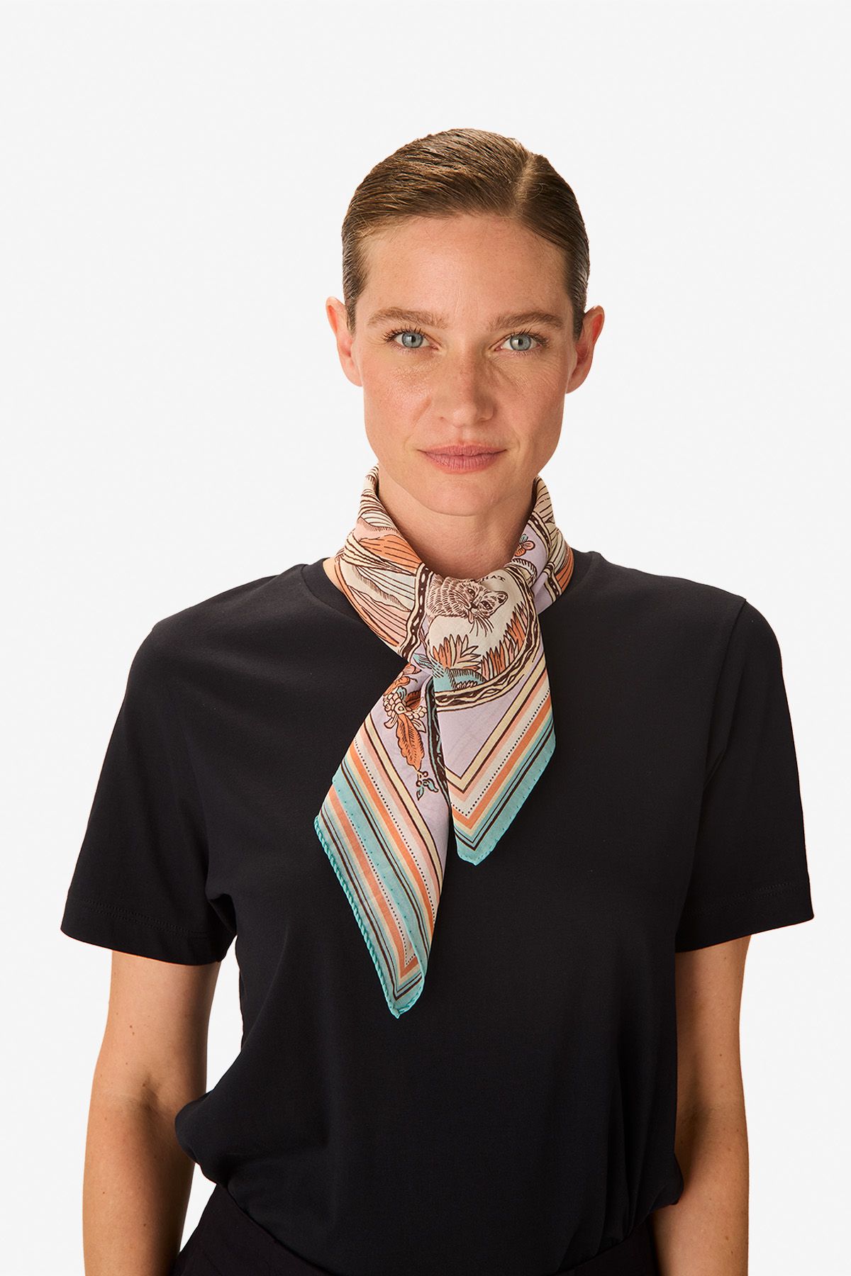 Carré 70 Coton - Chance Inoui - Parme