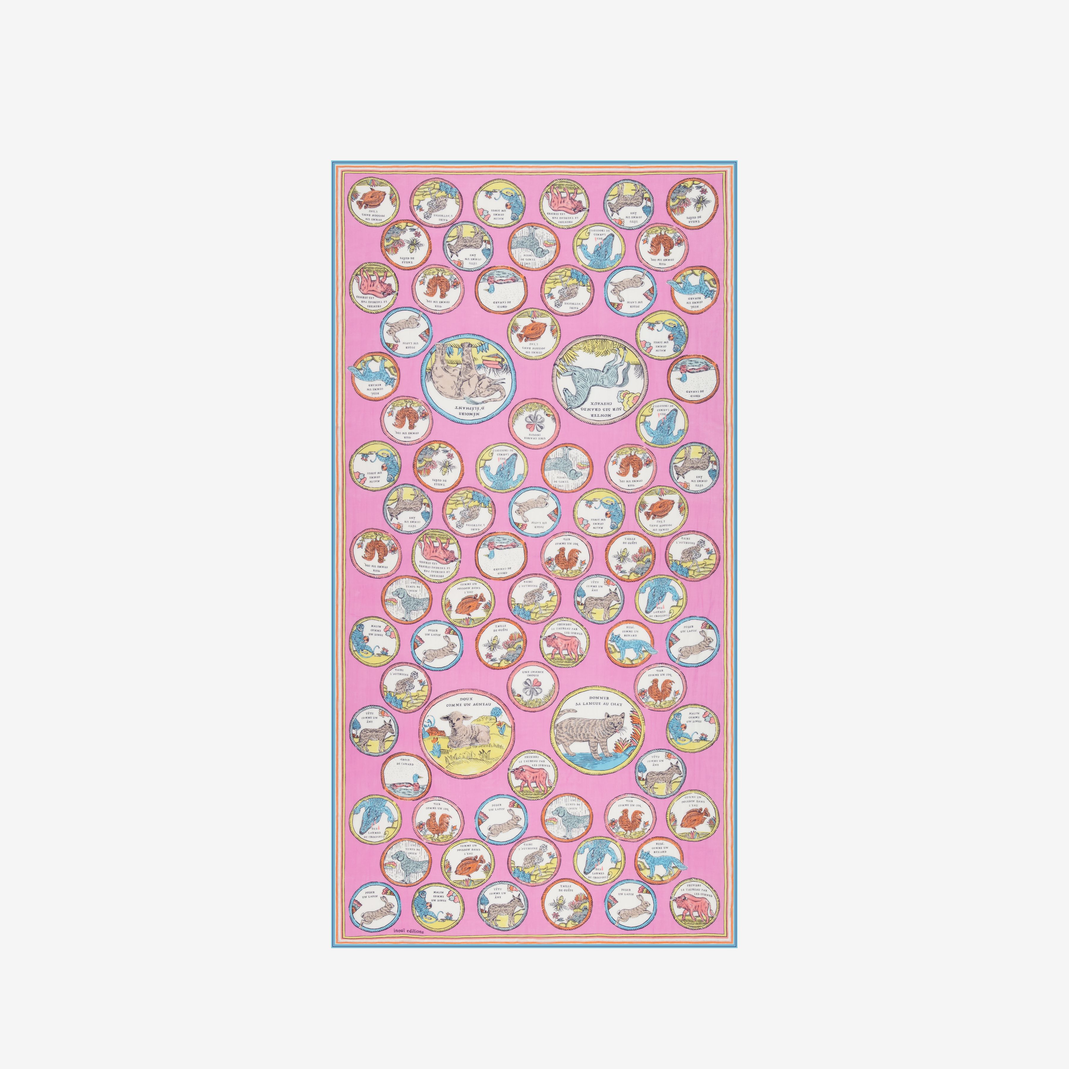 Écharpe 100 - Chance Inoui - Rose