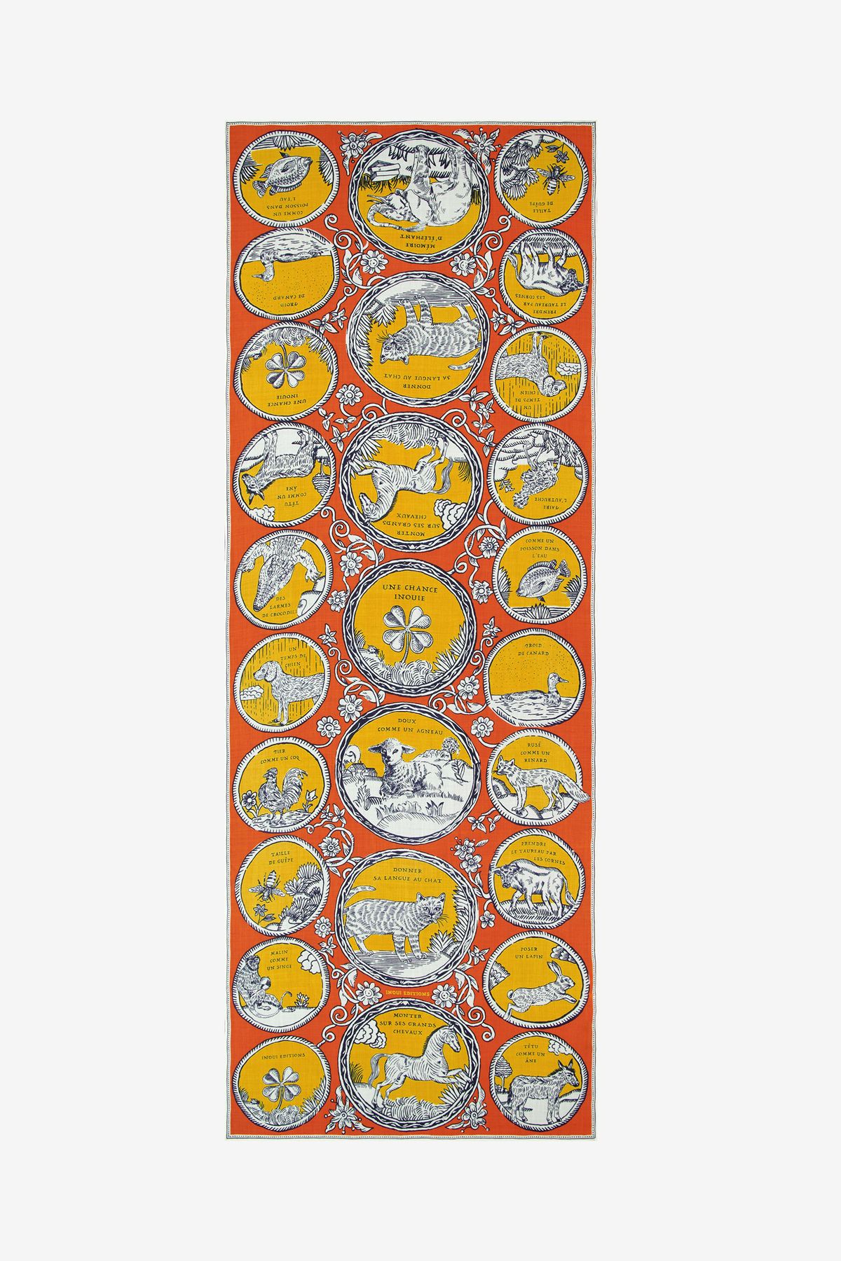 Écharpe 70 - Chance Inoui - Orange