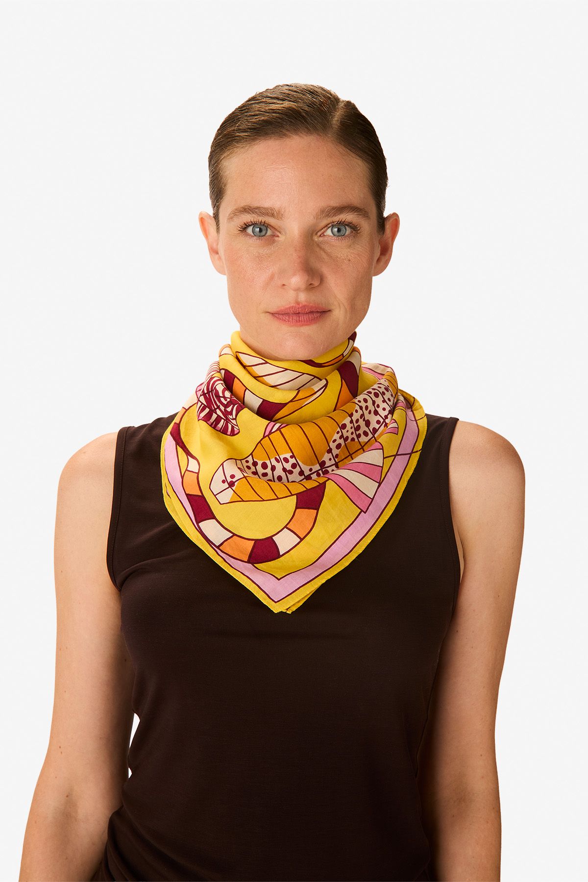 Carré 65 - Cerfs Volants - Jaune