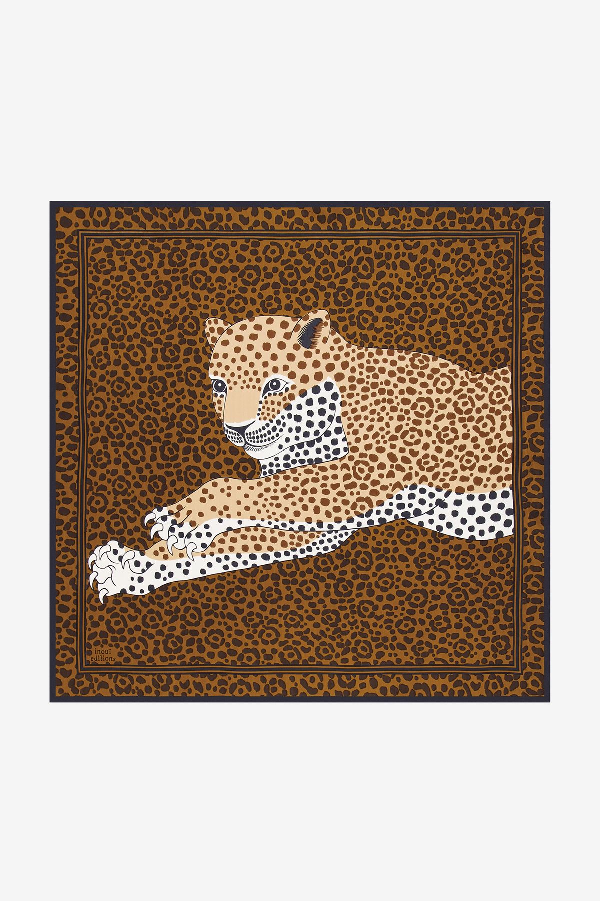 Carré 65 - Felis - Marron