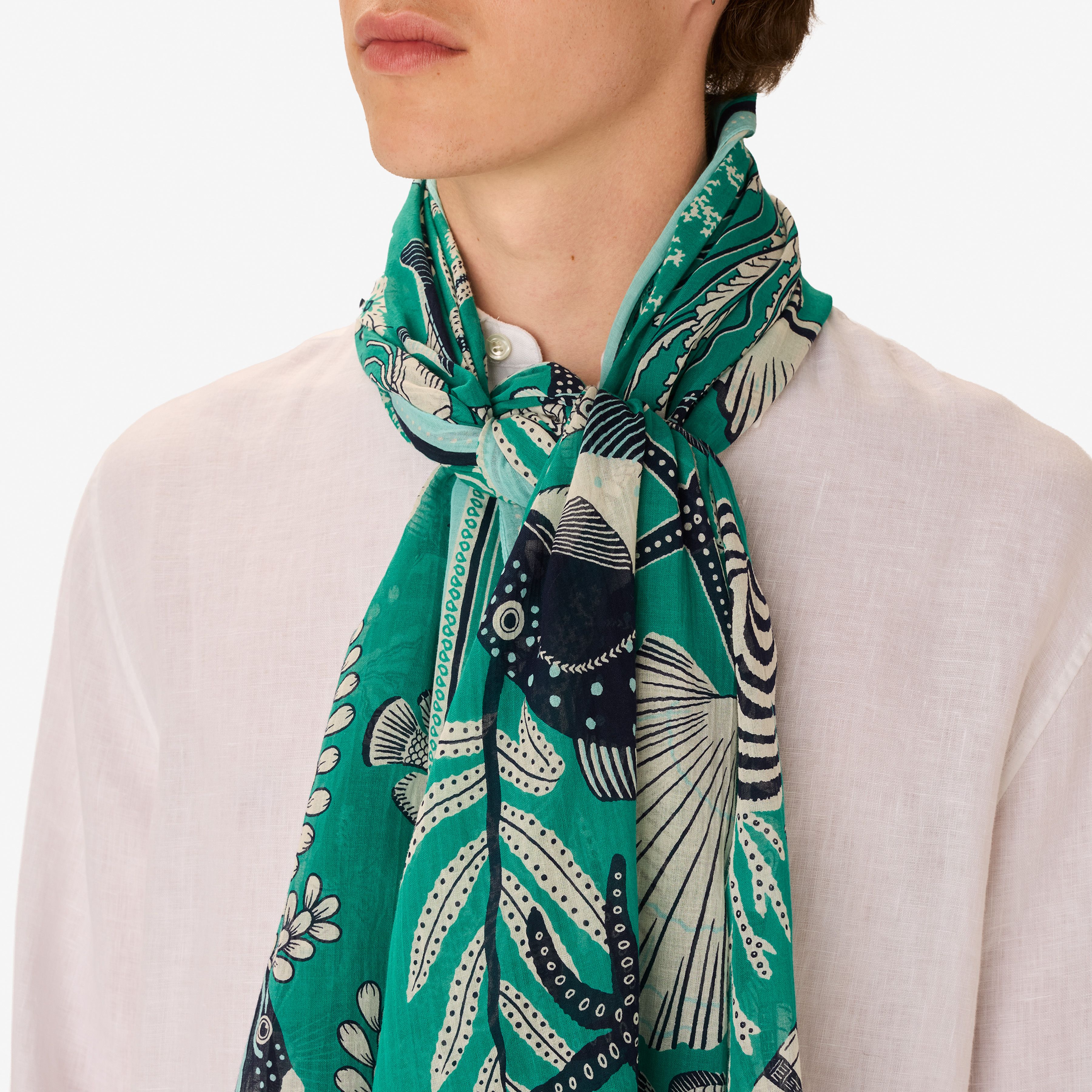 Scarf 100 - Neptune - Turquoise