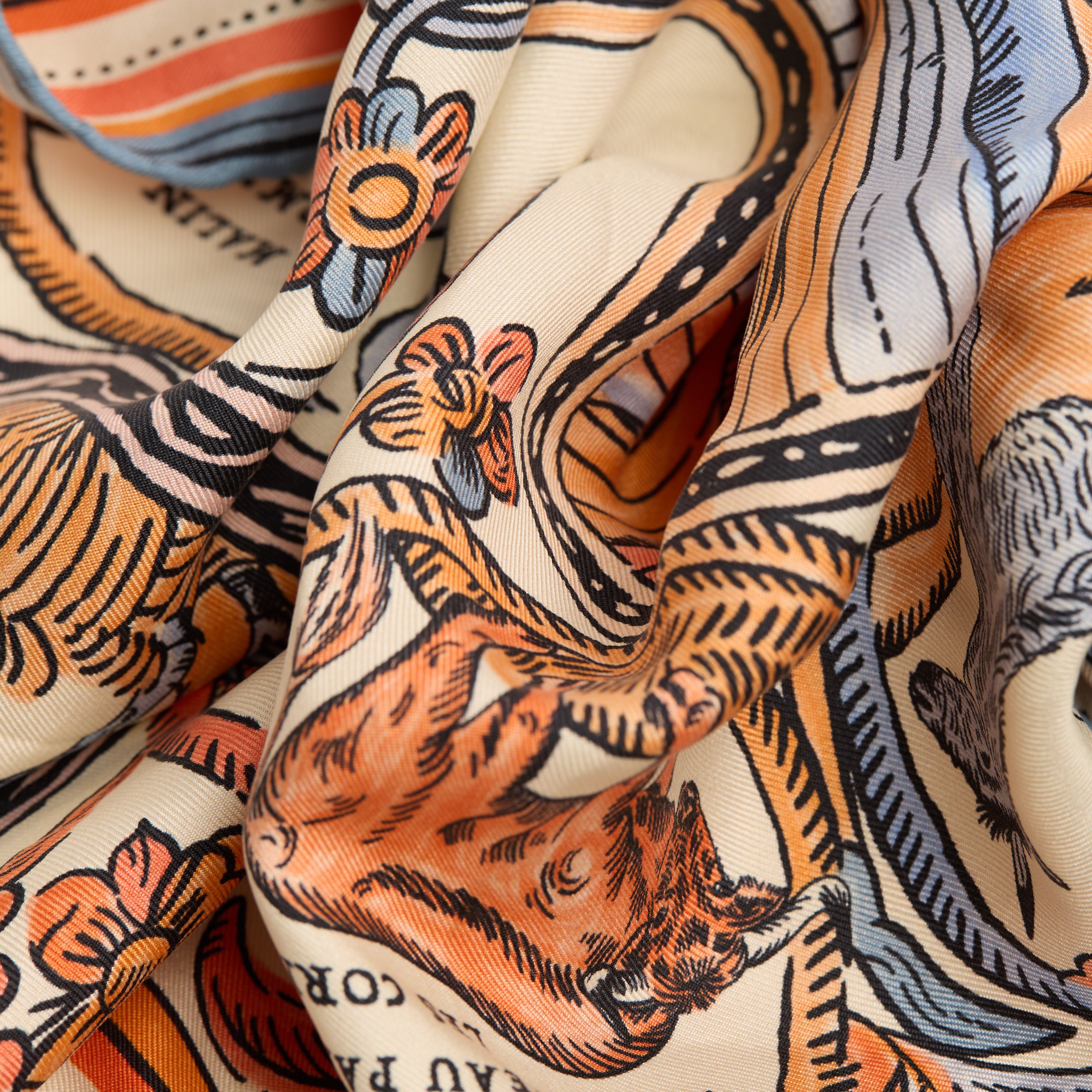 Quadratisches 70 - Chance Inoui - Orange