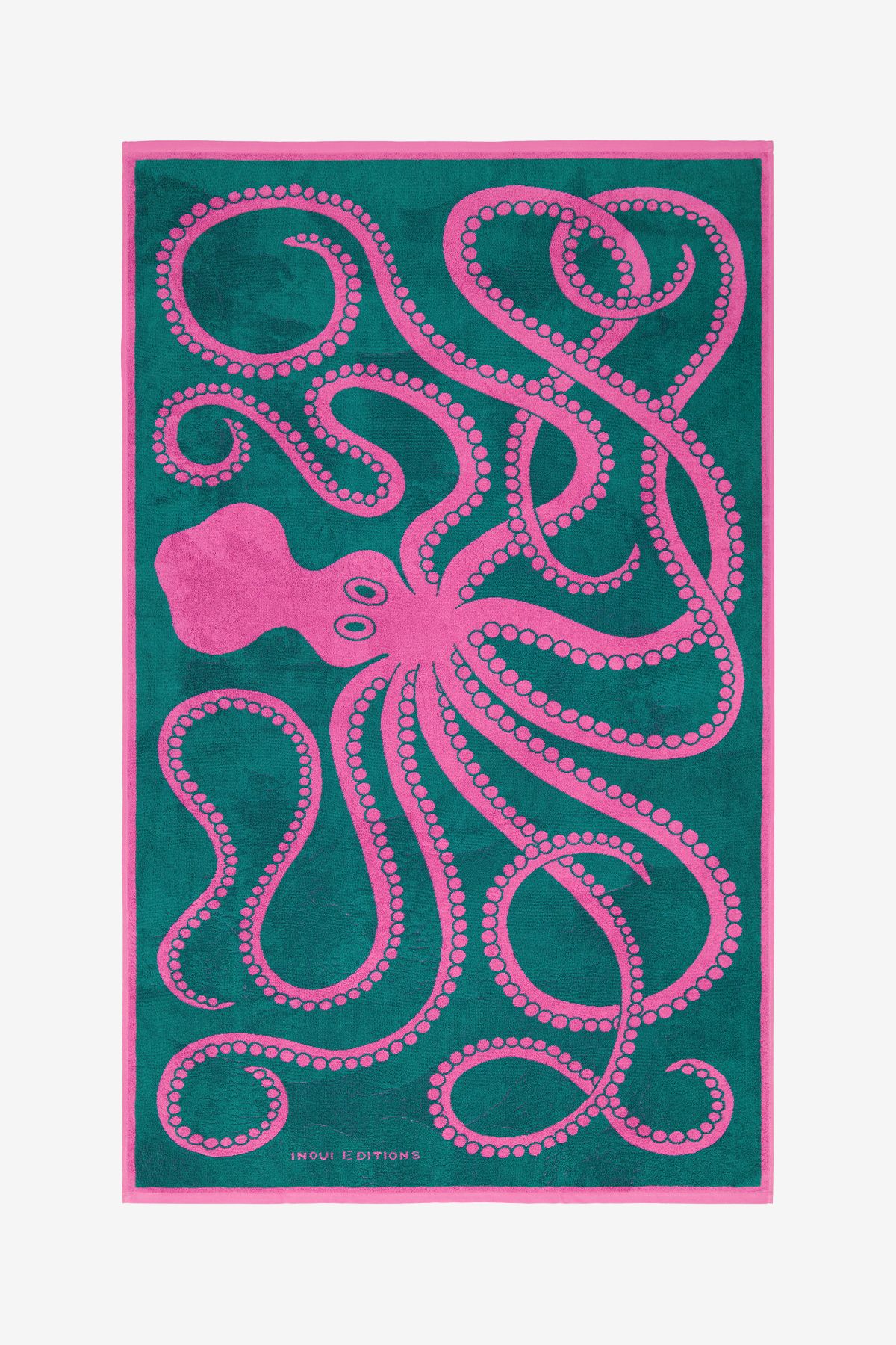 Serviette De Plage - Octopus - Vert