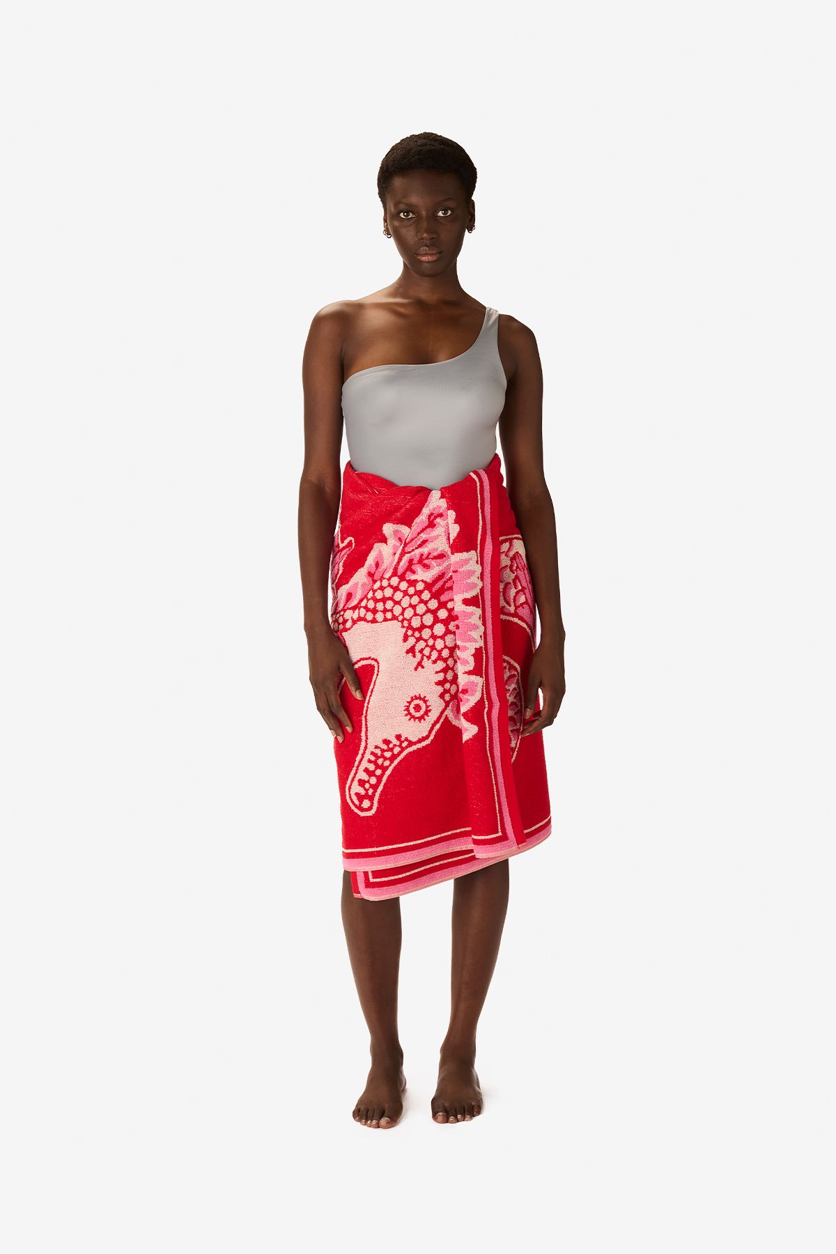 Serviette De Plage 80 - Idriss - Rouge