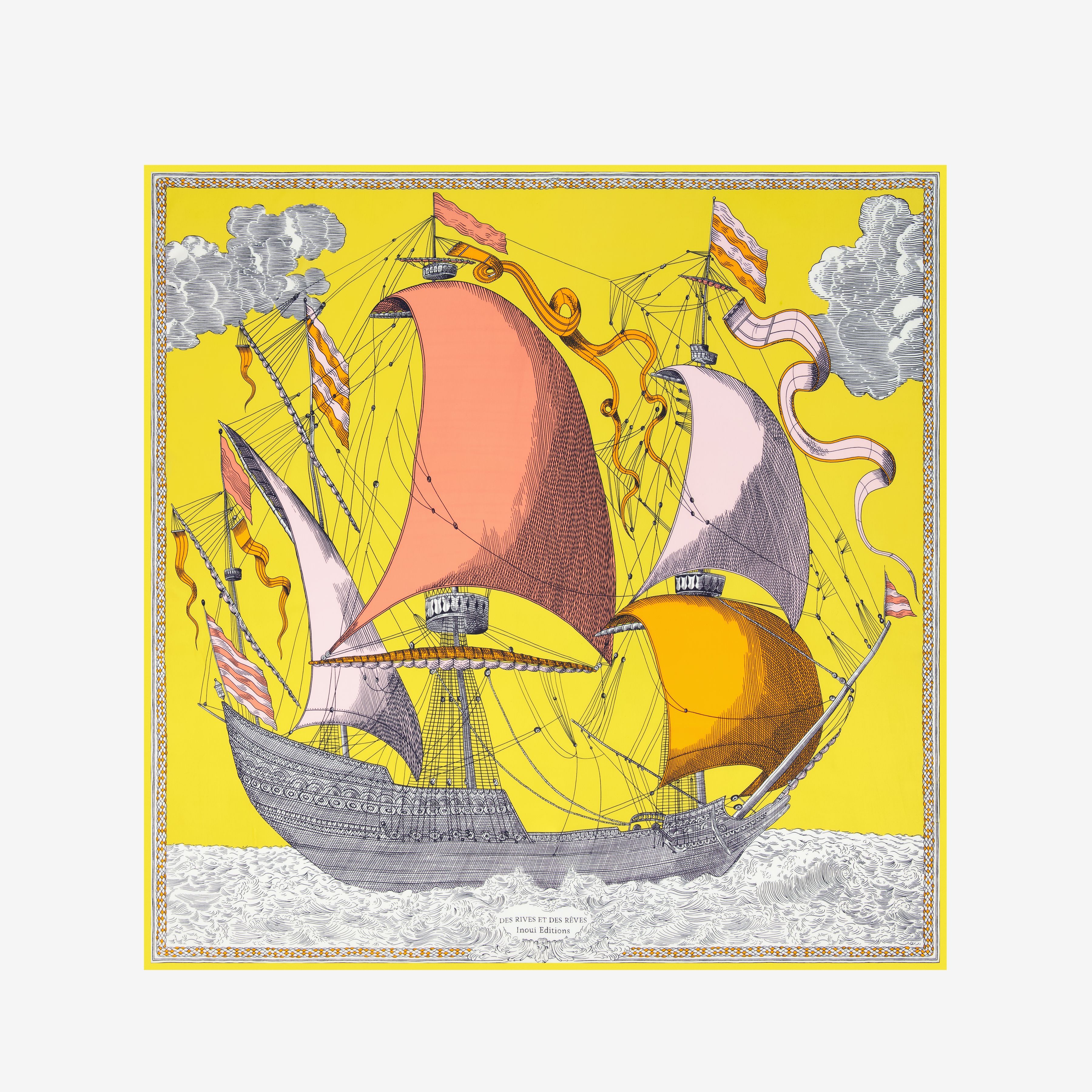 Carré 130 - Des Rives et Des Reves - Jaune