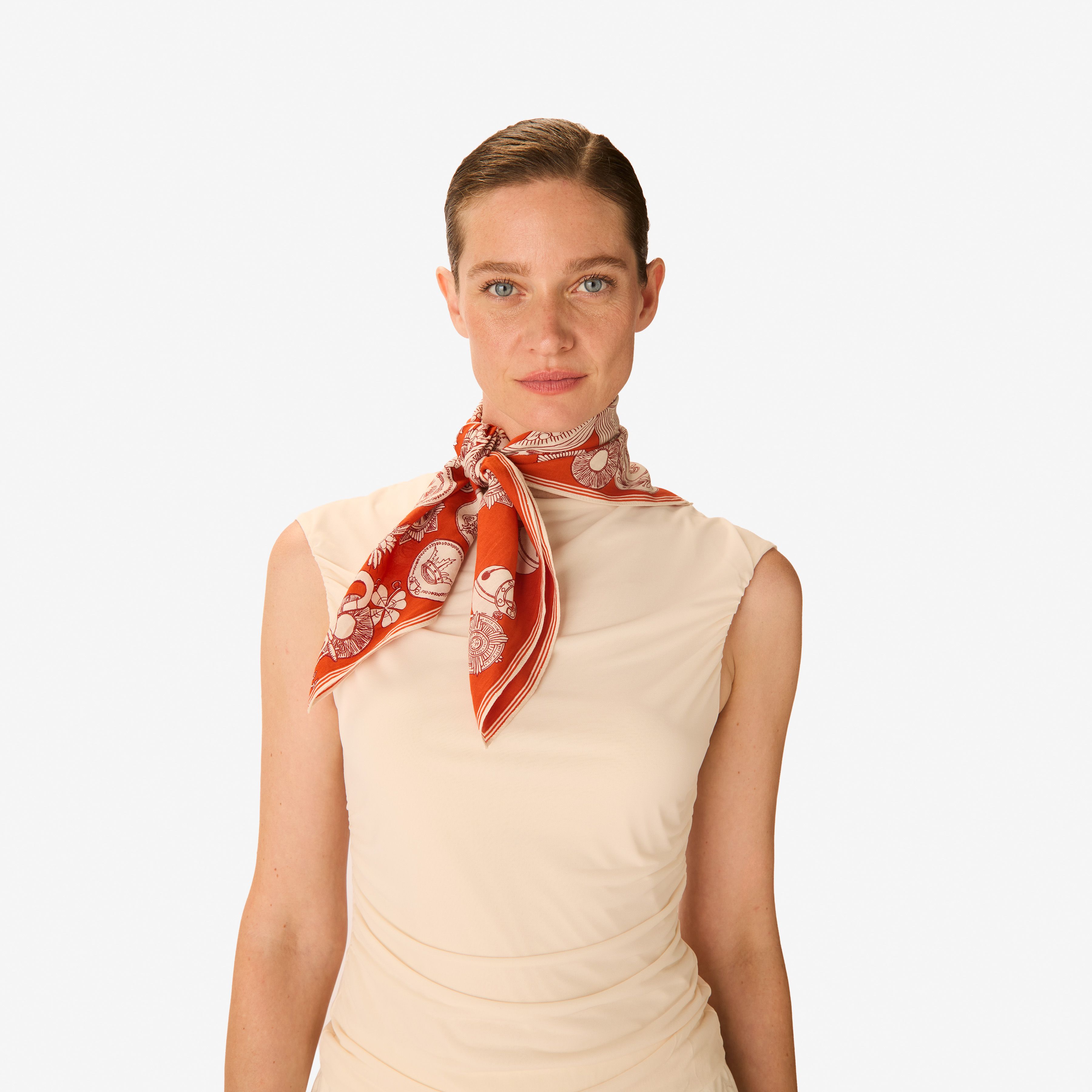 Square 65 - Octopus - Red