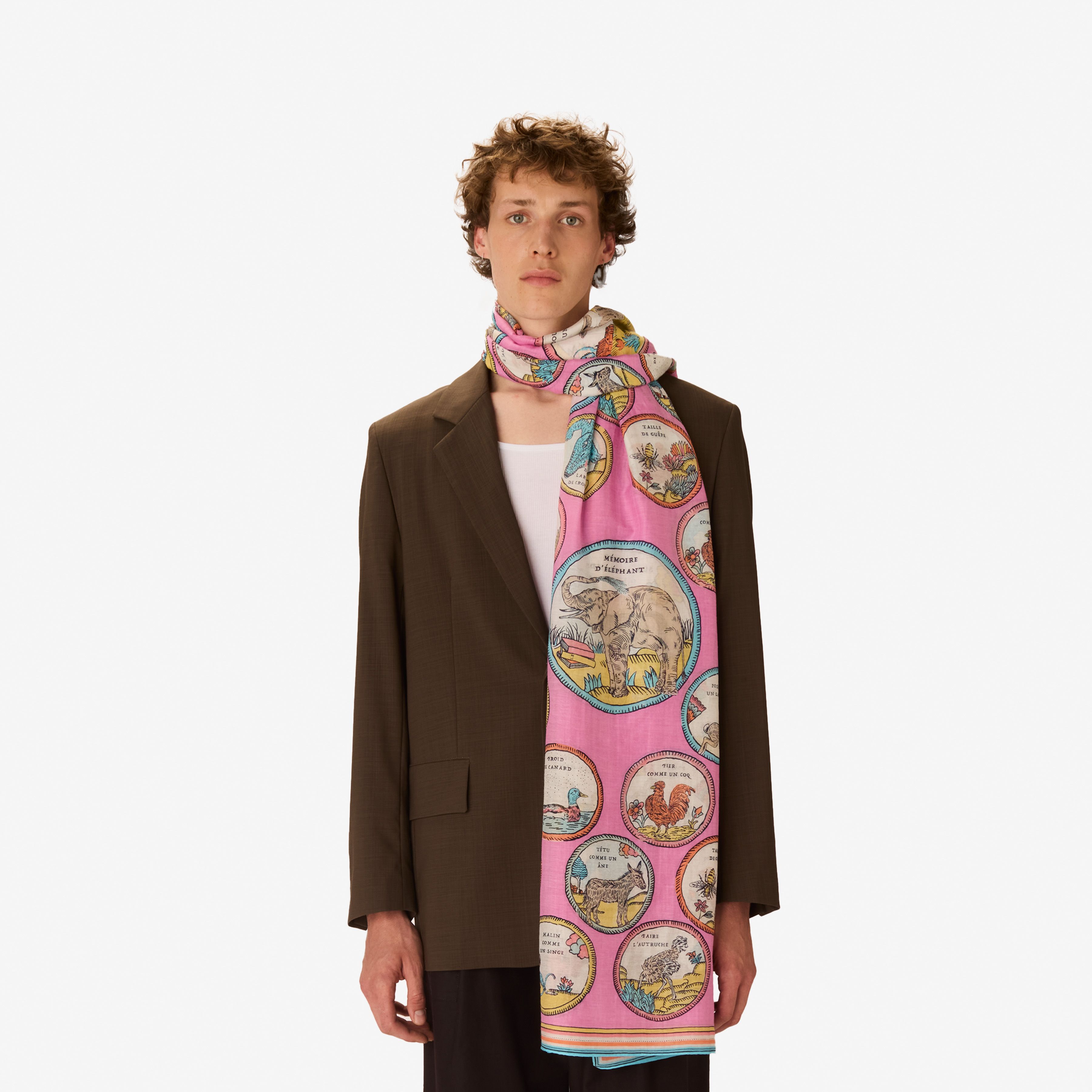 Écharpe 100 - Chance Inoui - Rose