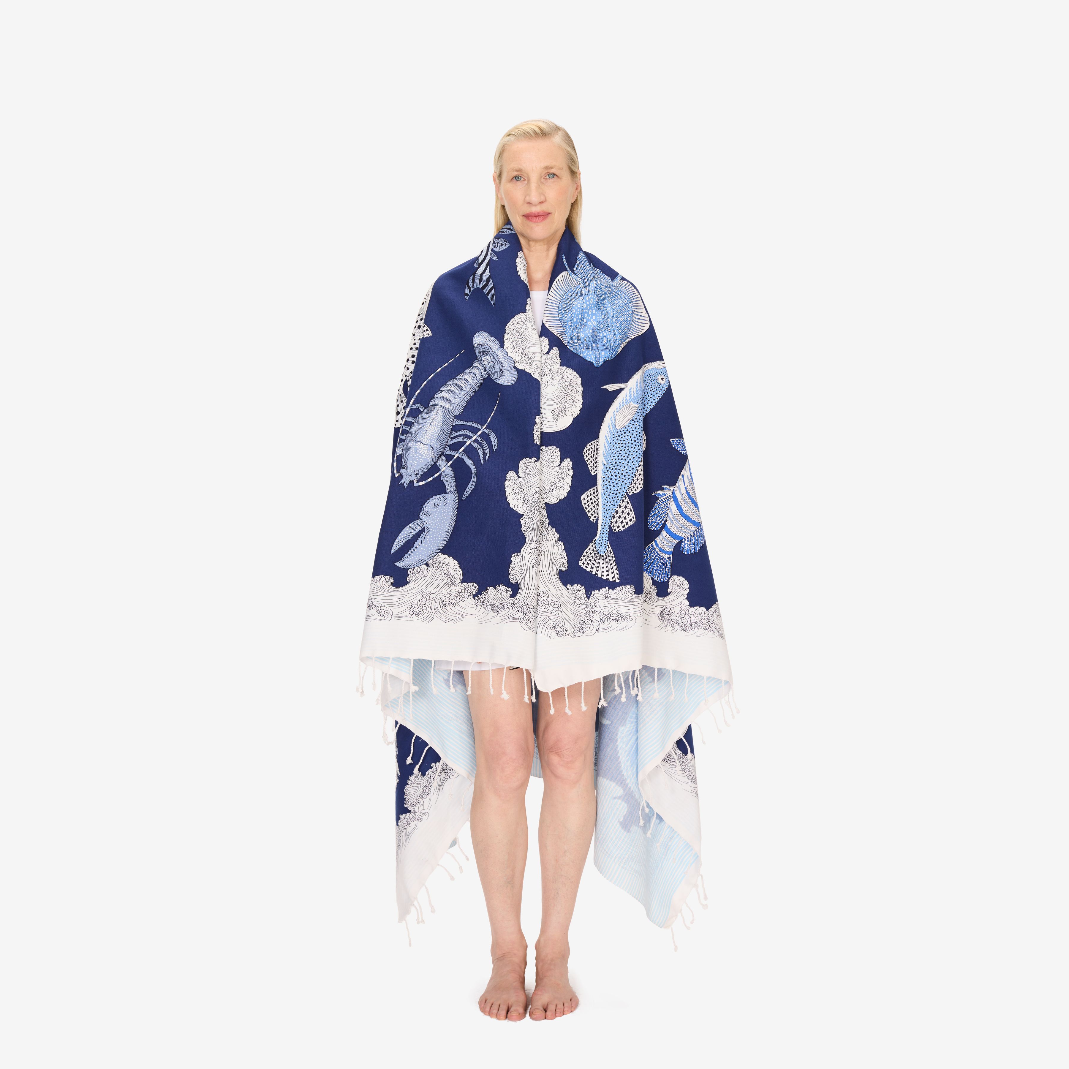 Fouta Towel 140 - Poseidon - Blue