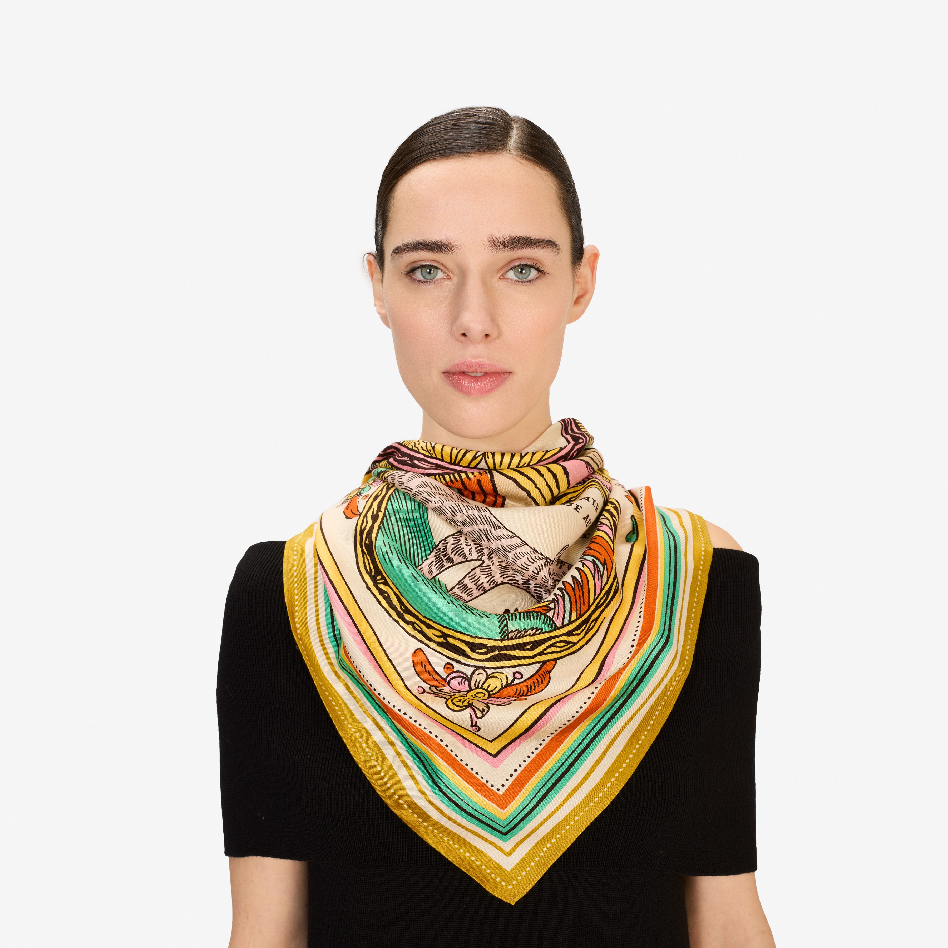 Quadratisches 130 - Chance Inoui - Bunt