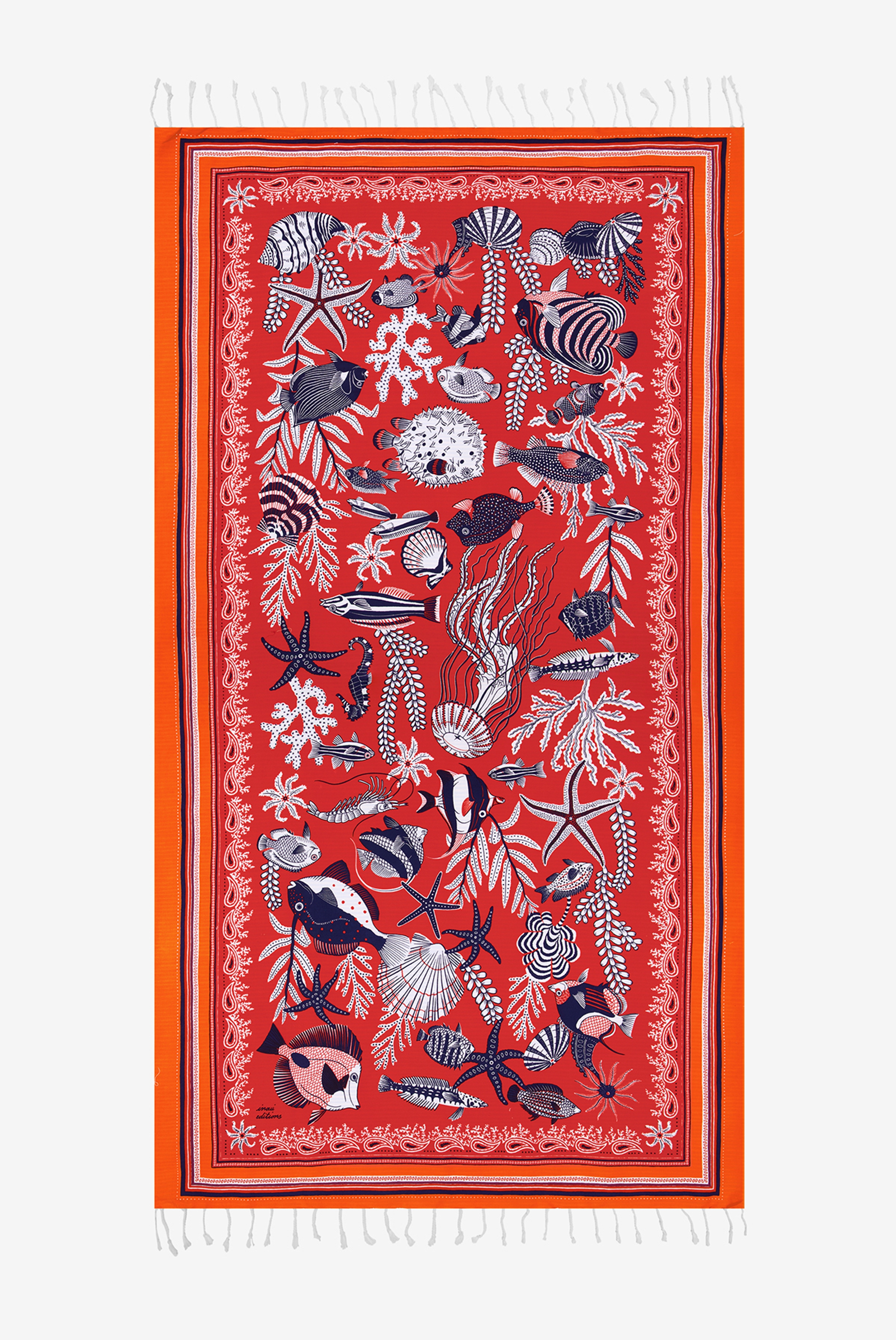 Fouta 100 - Neptune - Orange