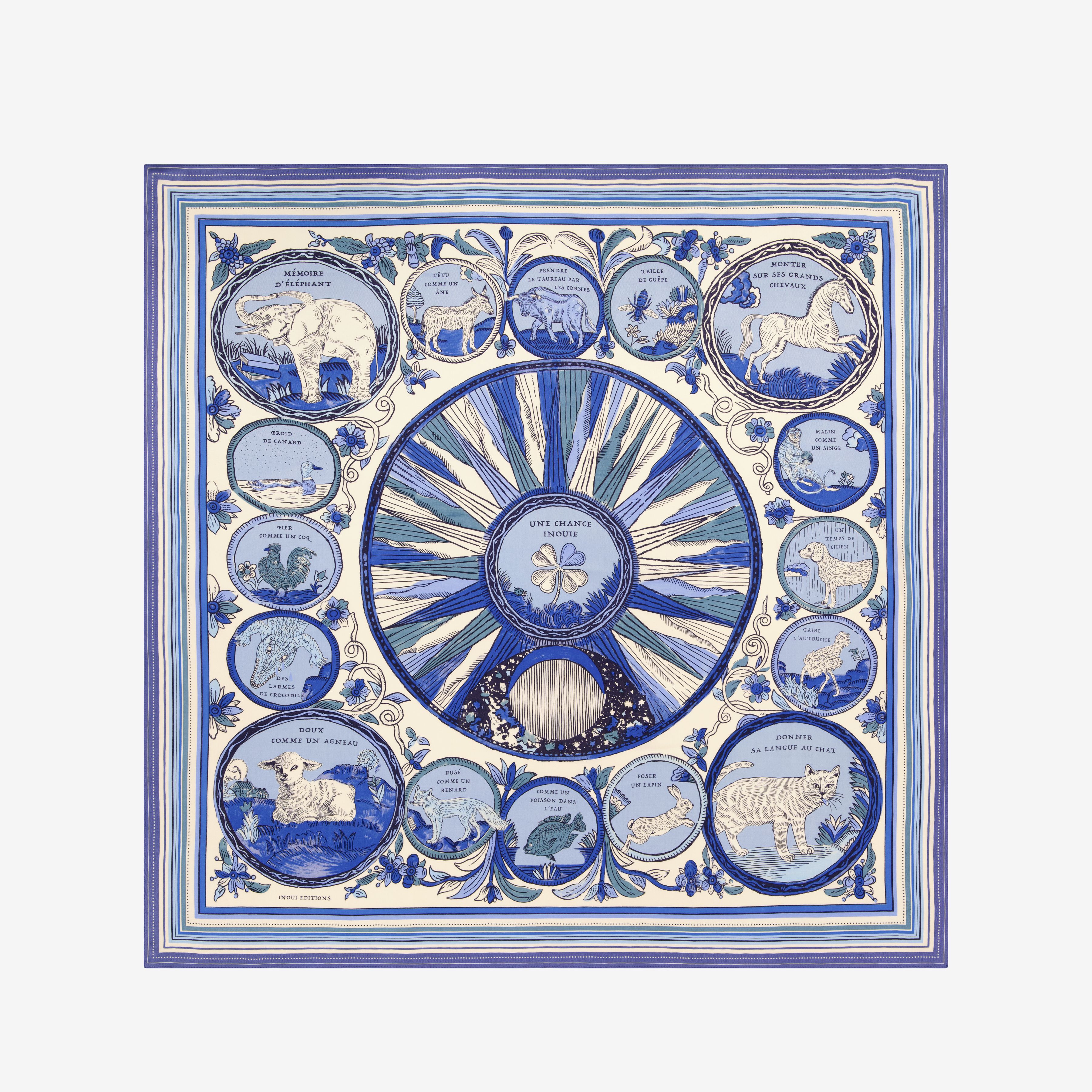 Square 130 - Chance Inoui - Blue