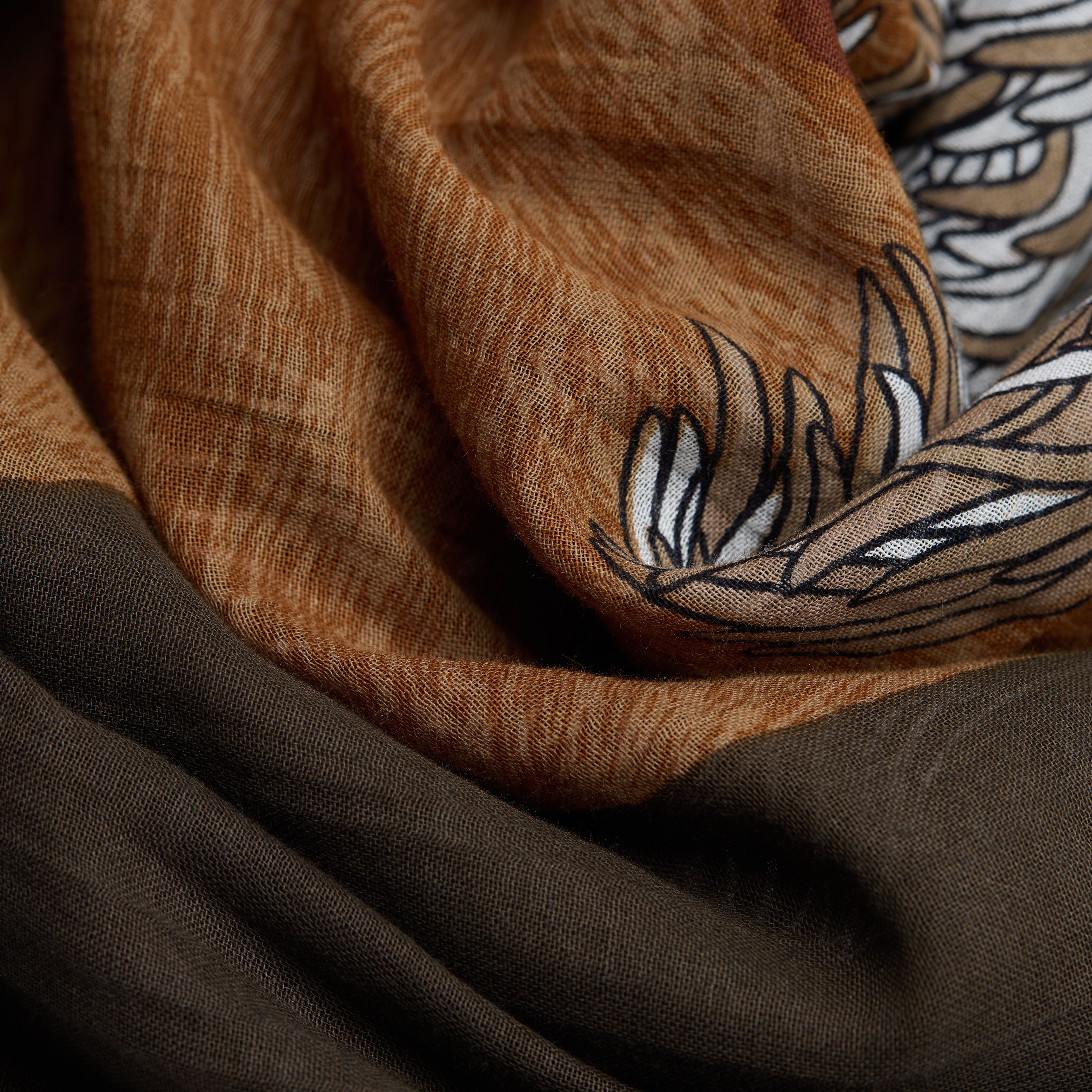 Écharpe 100 Coton - Toutou - Gris