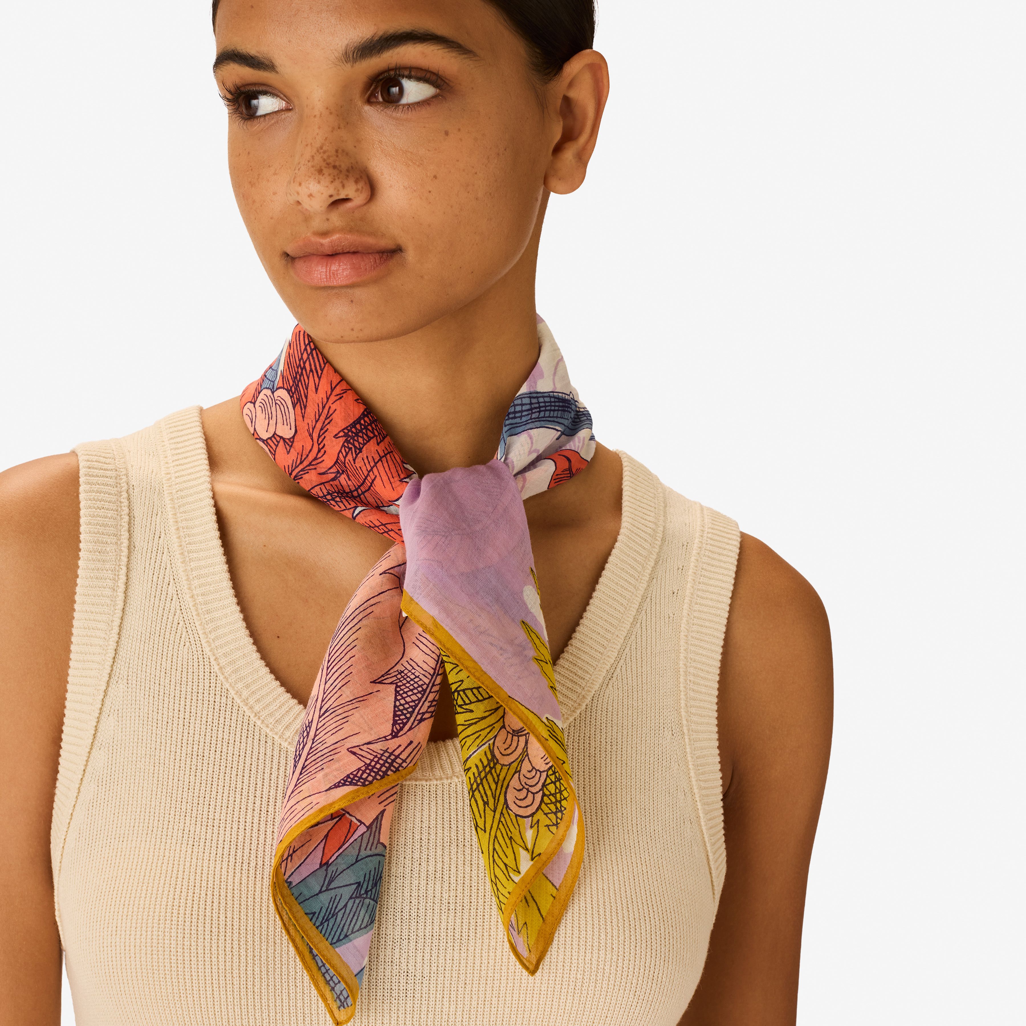 Square 65 Cotton - Robinson - Purple