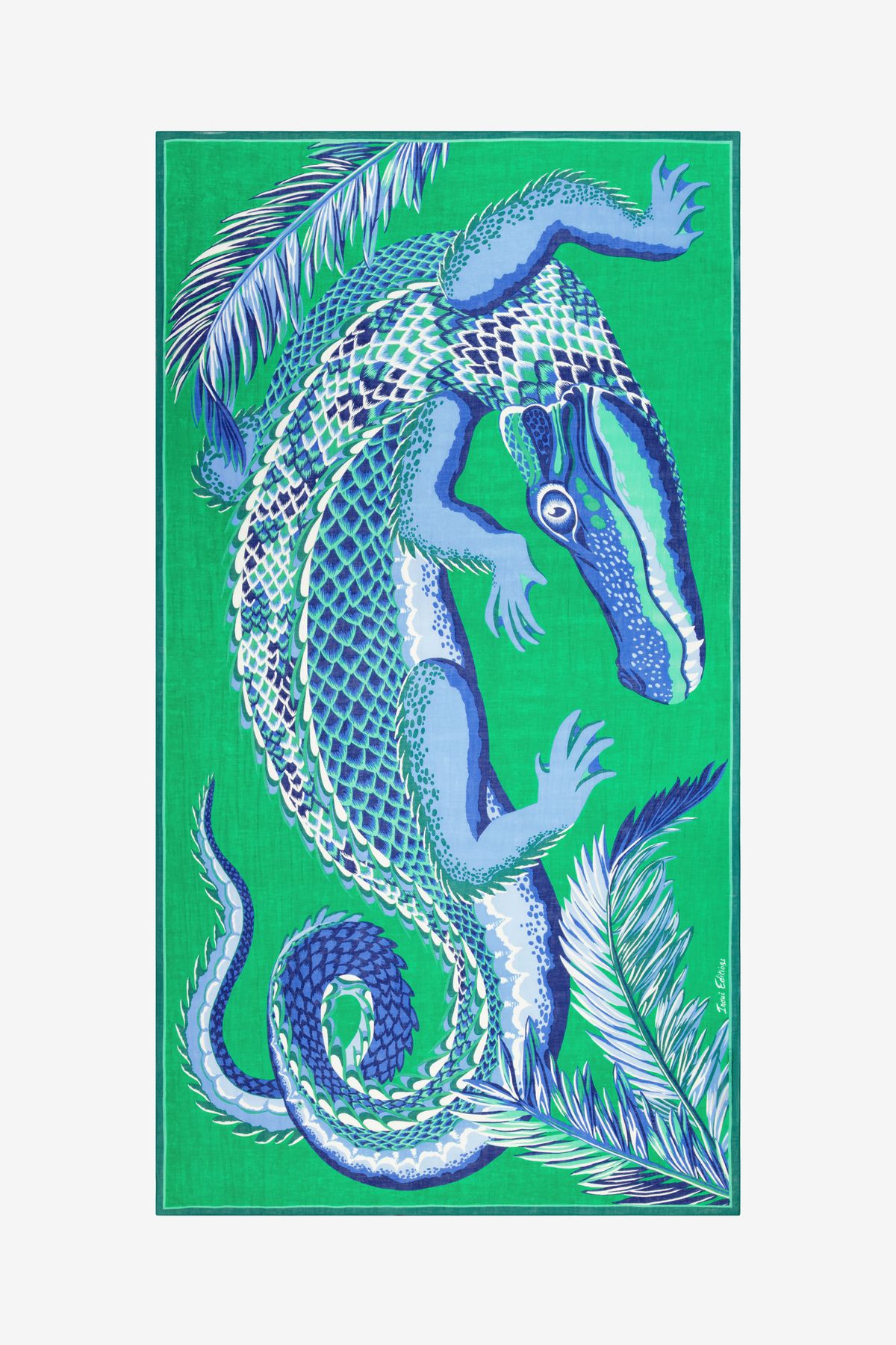 Écharpe 100 - Croco - Vert