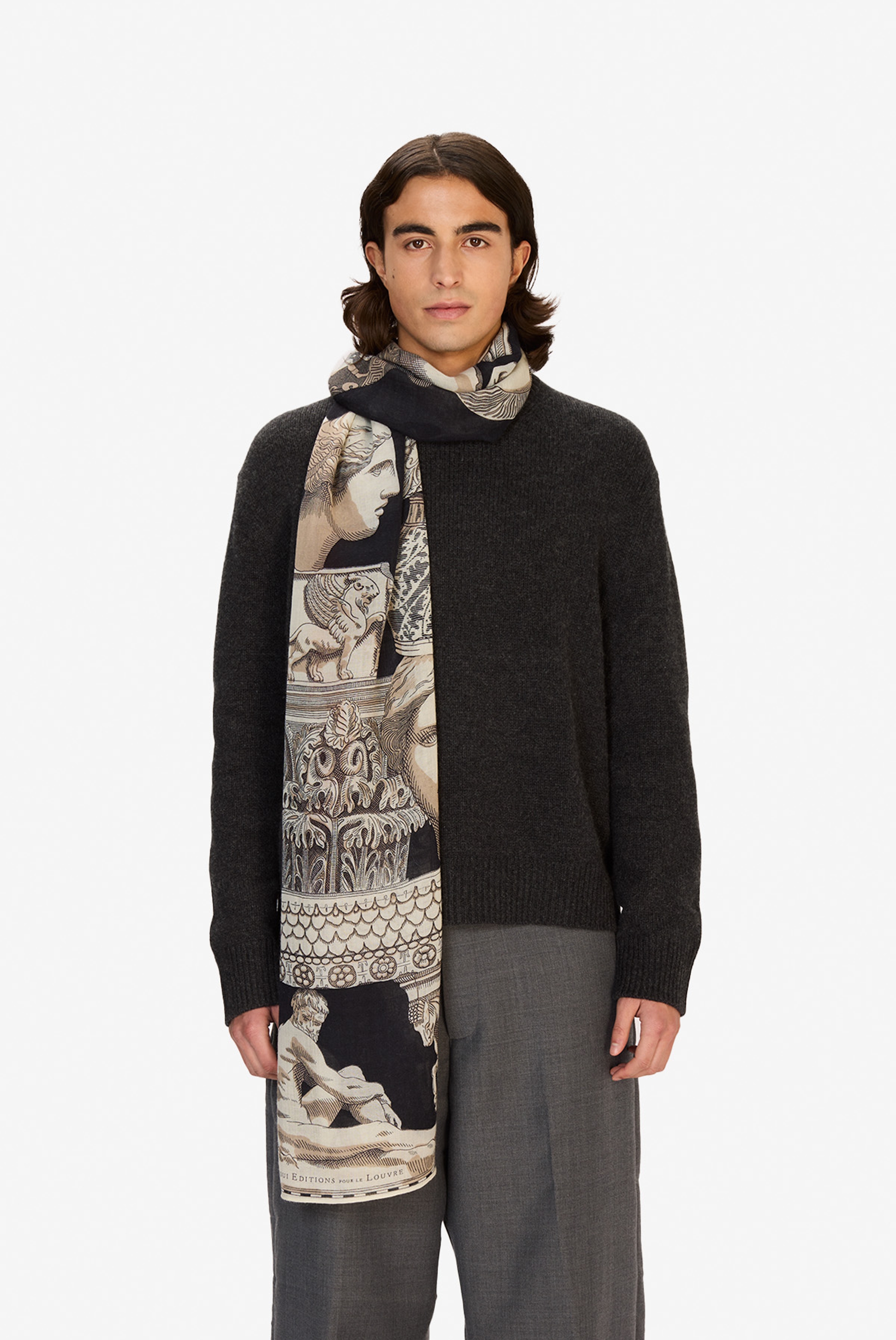 Écharpe 80 - Archives - Noir