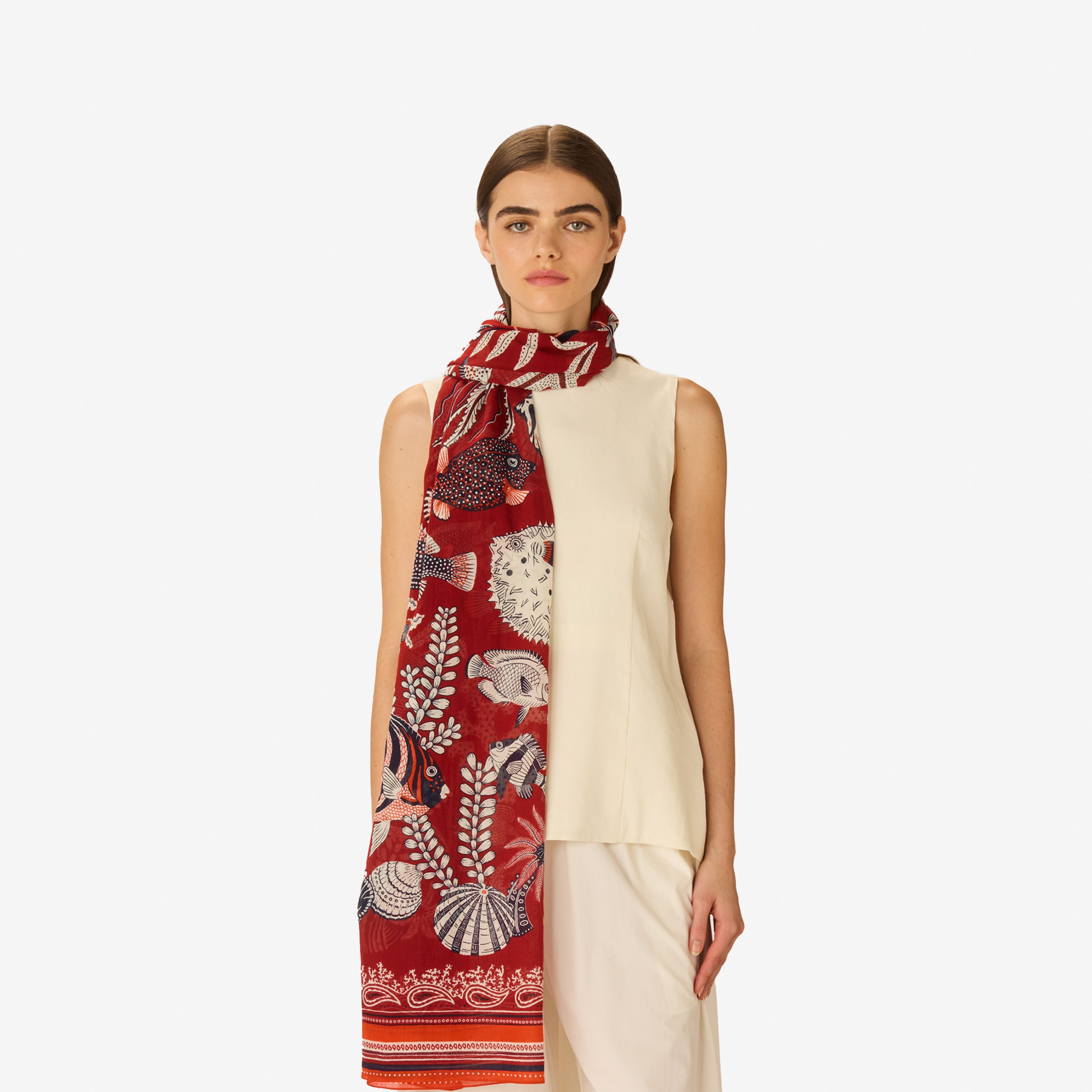 Scarf 100 - Neptune - Red