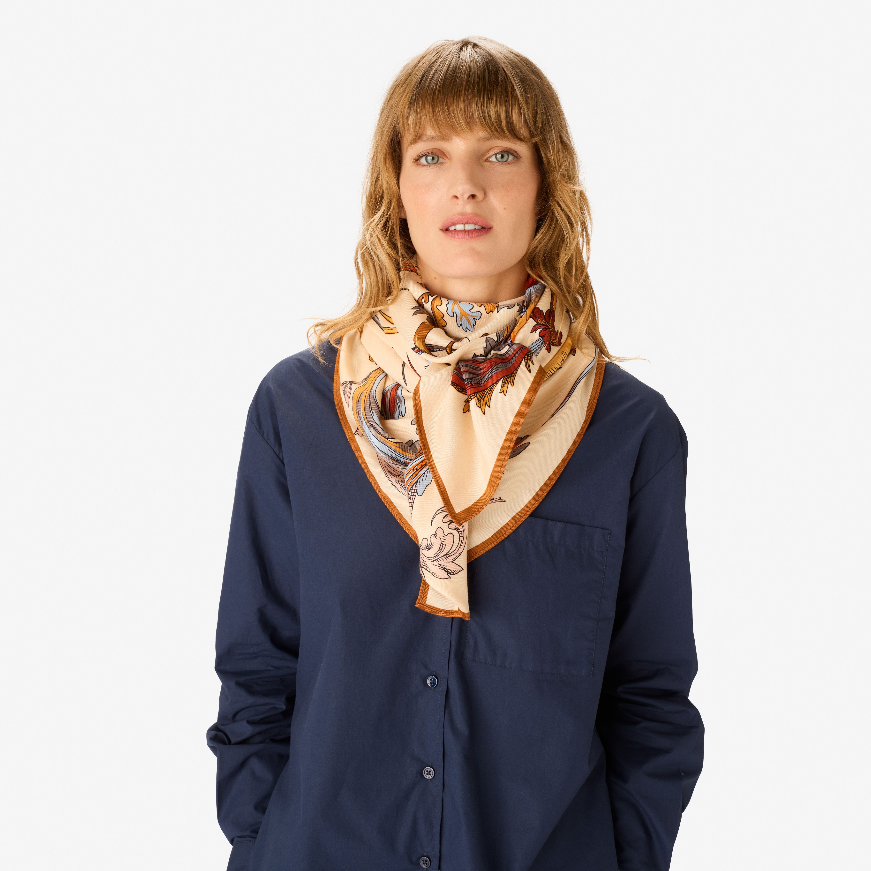 Pañuelo 100 - Rococo - Blanco