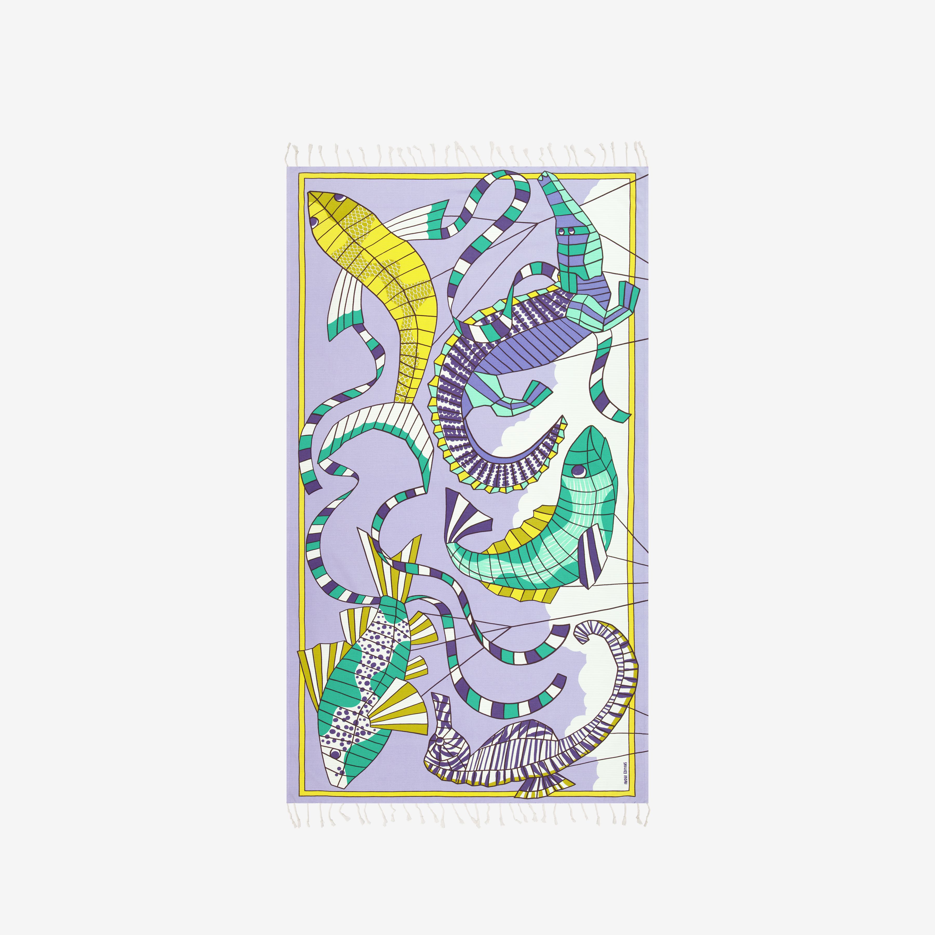 Fouta 100 - Cerfs Volants - Parme