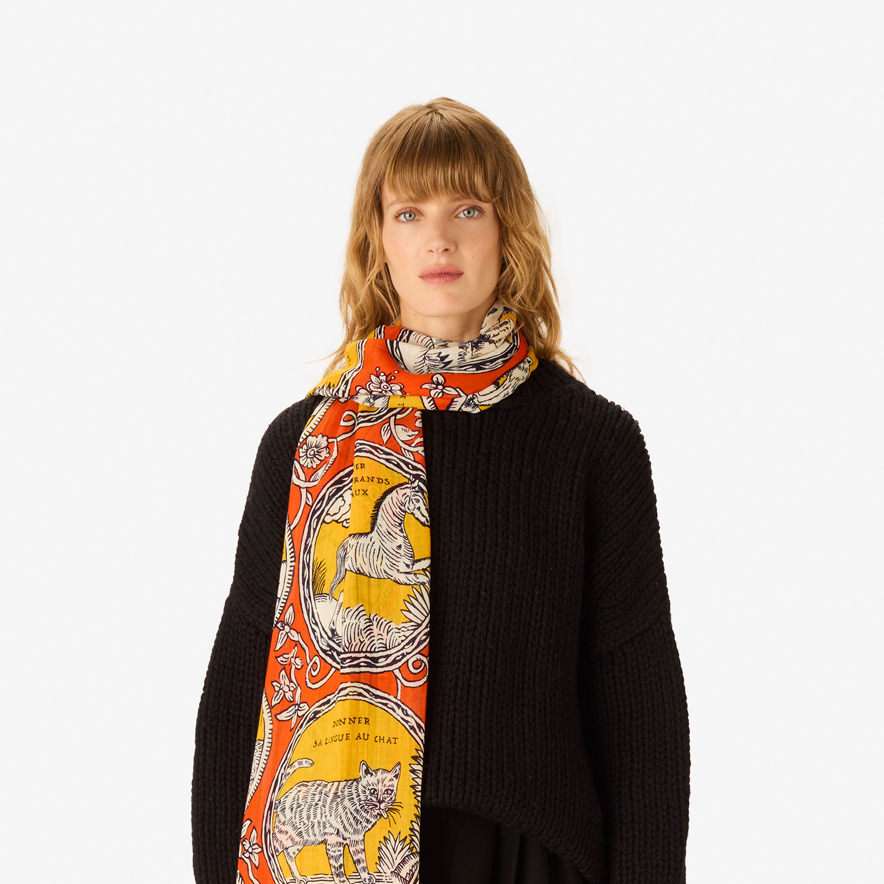 Scarf 70 - Chance Inoui - Orange