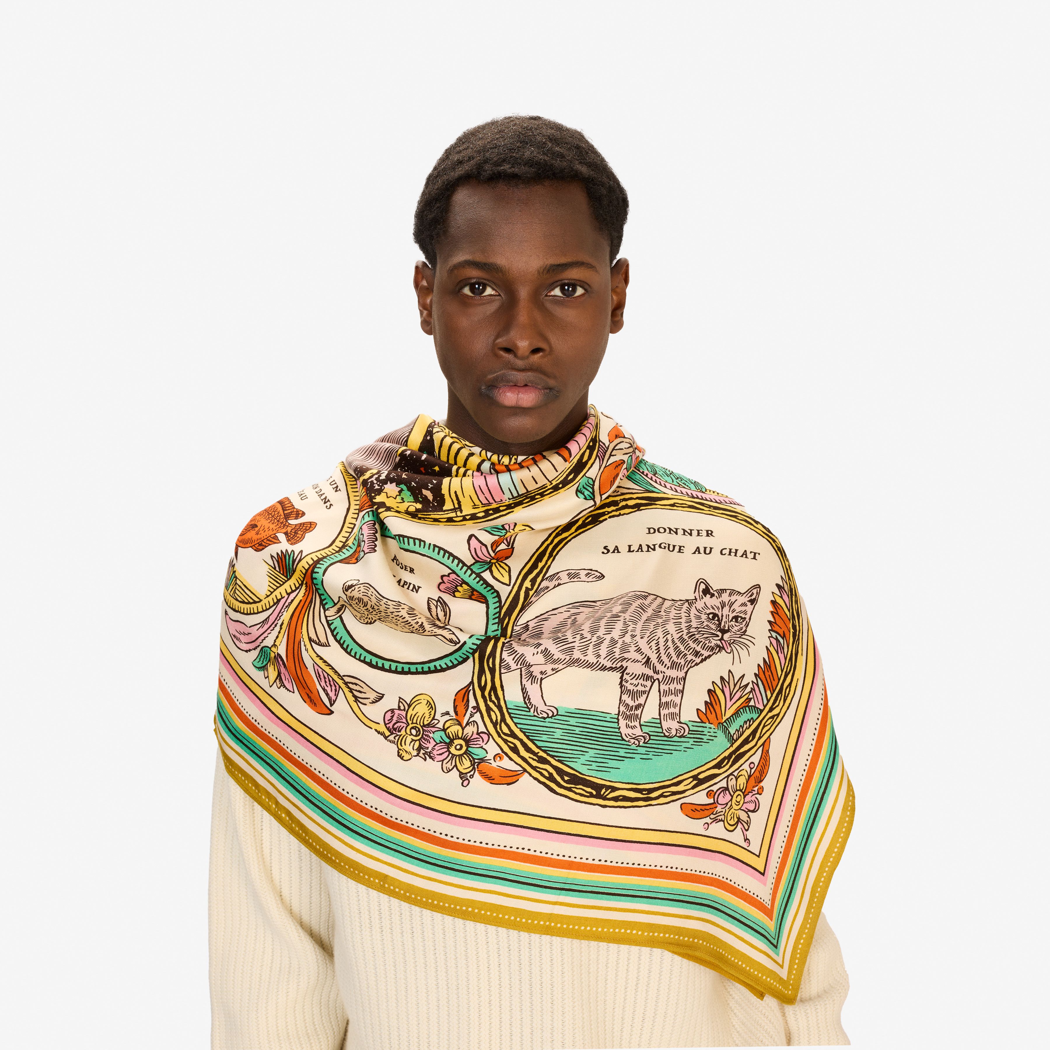 Quadratisches 130 - Chance Inoui - Bunt