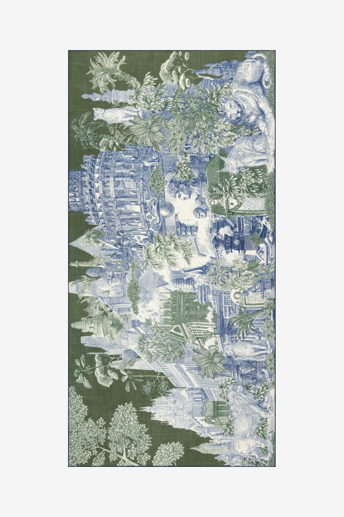 Écharpe en Laine 100 - Piranesi - Kaki